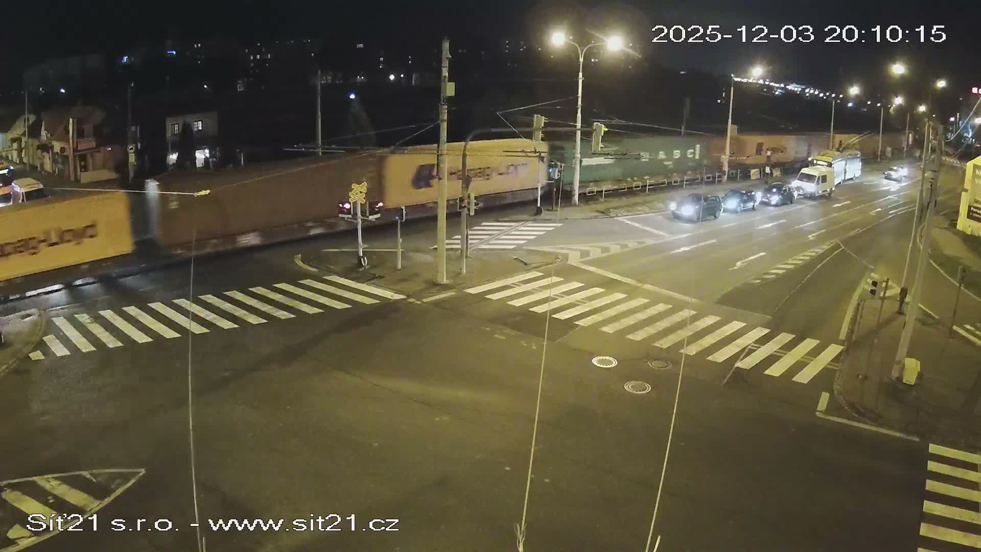 Otrokovice-Kvitkovice-Zlin - Railway Highway 55 & 49 Junction Live Cam - Otrokovice, Zlin, Czechia