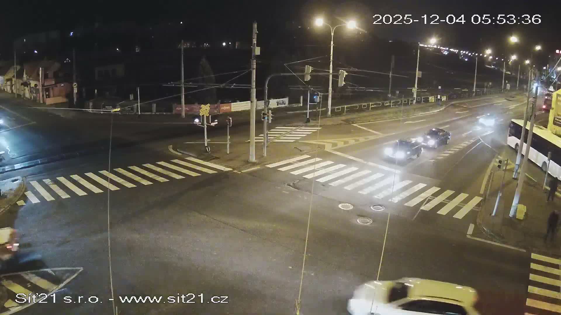 Otrokovice-Kvitkovice-Zlin - Railway Highway 55 & 49 Junction Live Cam - Otrokovice, Zlin, Czechia