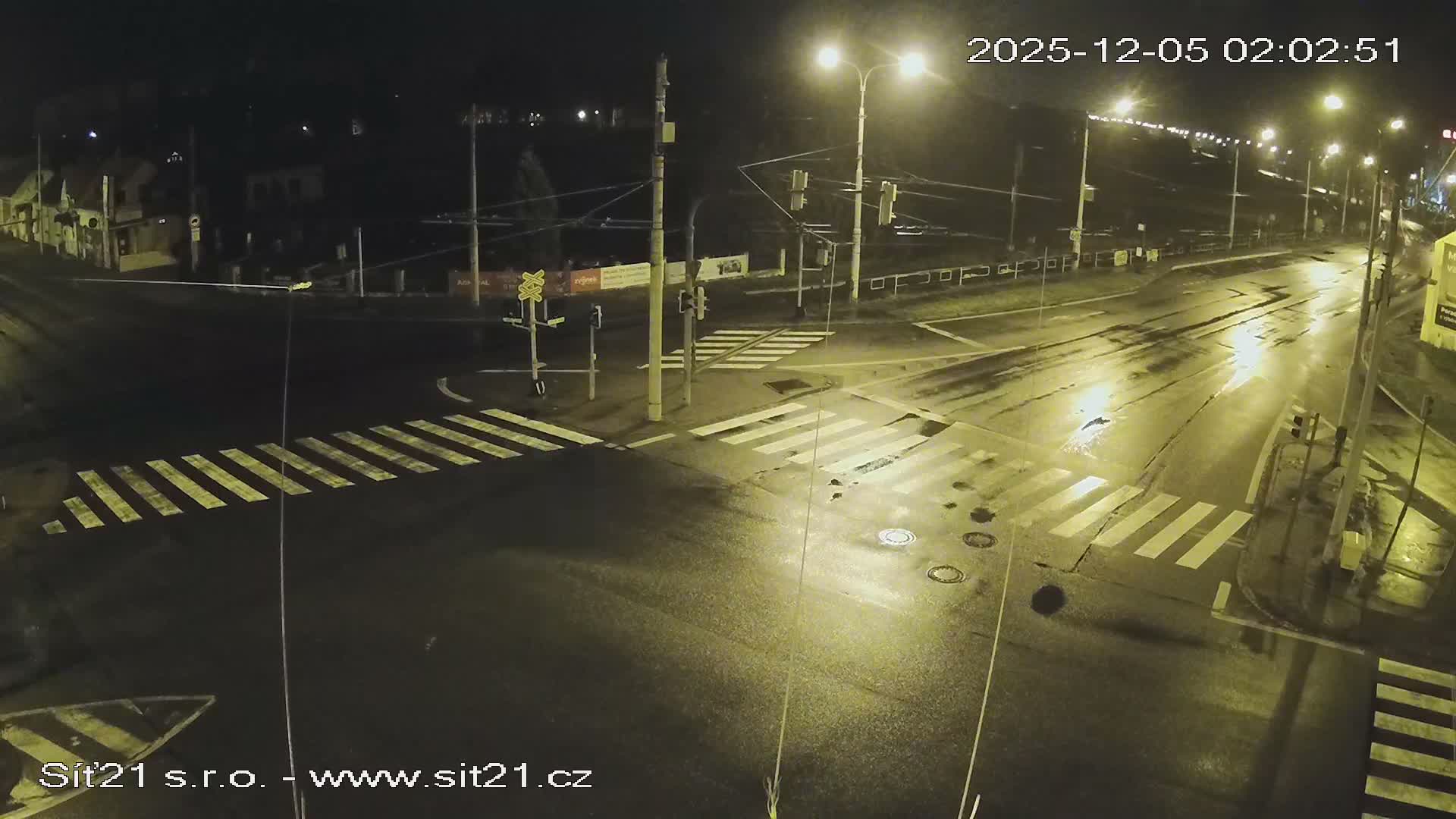 Otrokovice-Kvitkovice-Zlin - Railway Highway 55 & 49 Junction Live Cam - Otrokovice, Zlin, Czechia