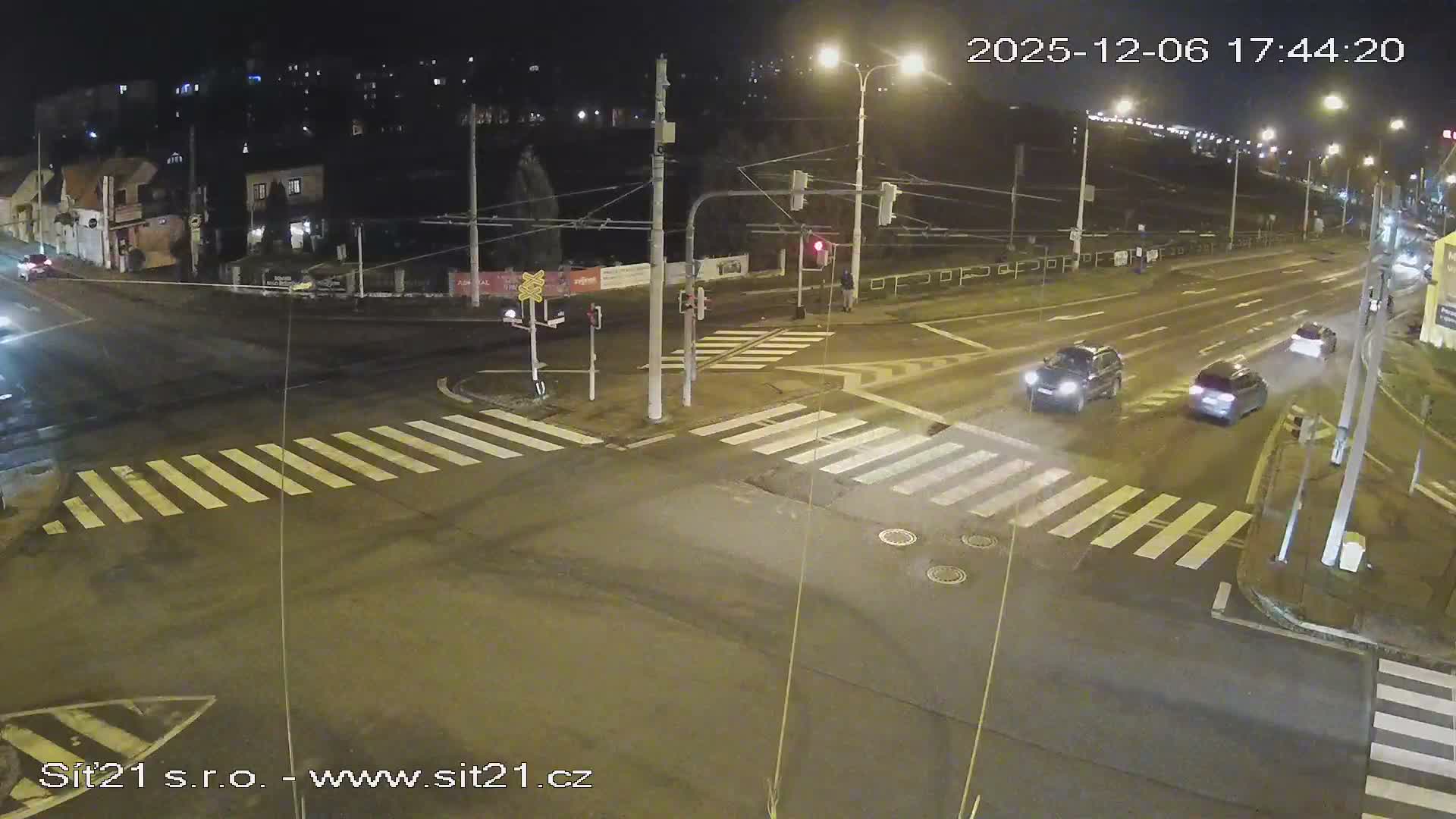 Otrokovice-Kvitkovice-Zlin - Railway Highway 55 & 49 Junction Live Cam - Otrokovice, Zlin, Czechia