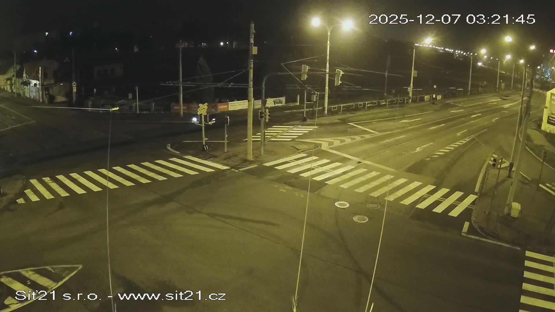 Otrokovice-Kvitkovice-Zlin - Railway Highway 55 & 49 Junction Live Cam - Otrokovice, Zlin, Czechia