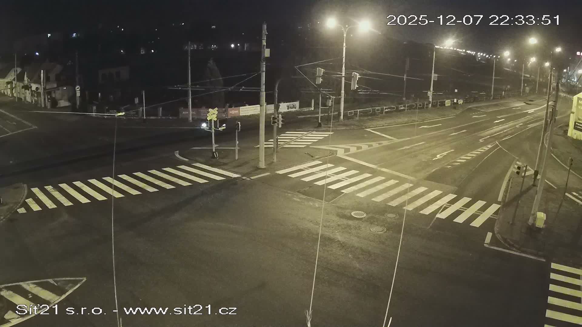 Otrokovice-Kvitkovice-Zlin - Railway Highway 55 & 49 Junction Live Cam - Otrokovice, Zlin, Czechia