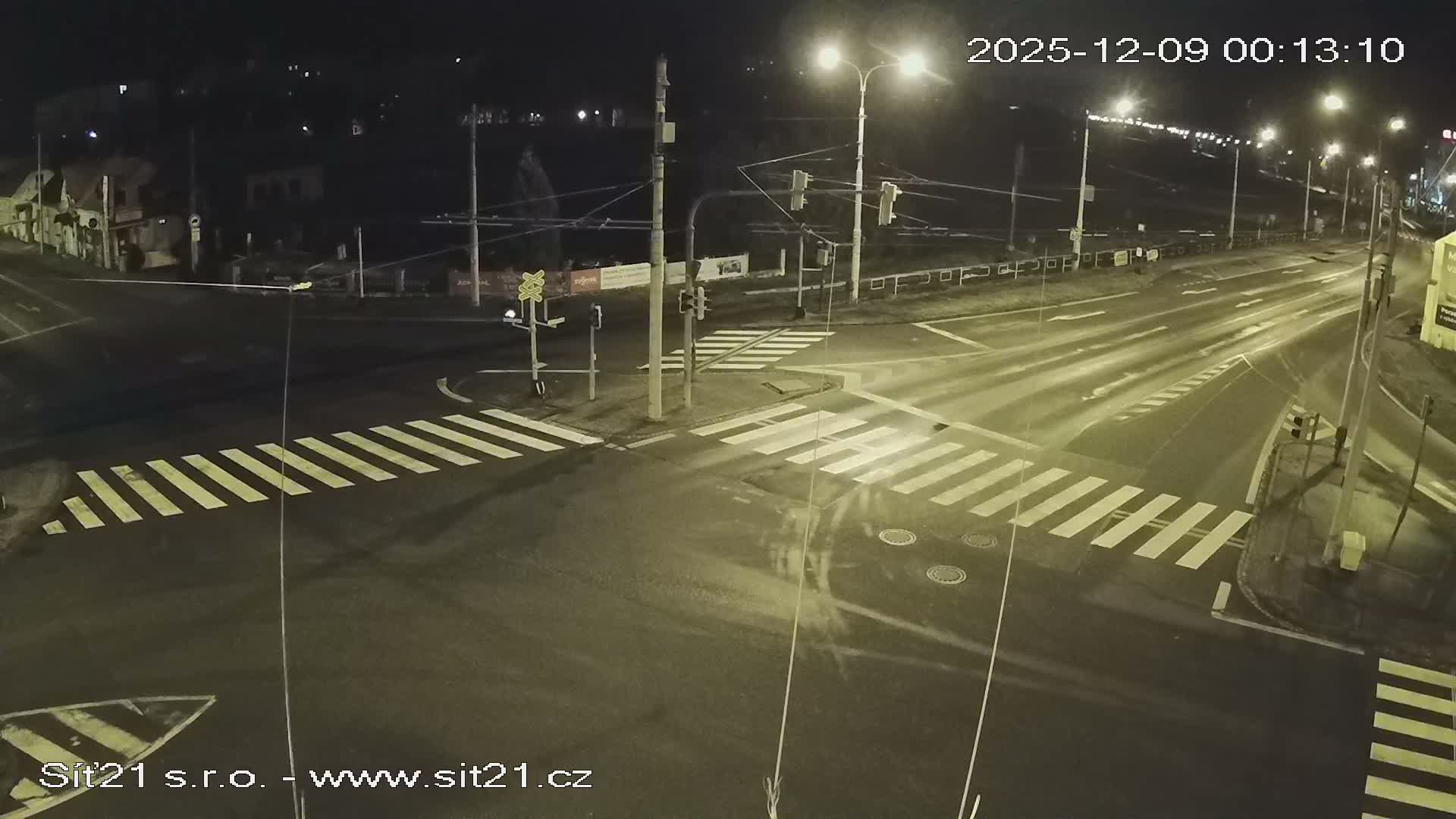 Otrokovice-Kvitkovice-Zlin - Railway Highway 55 & 49 Junction Live Cam - Otrokovice, Zlin, Czechia