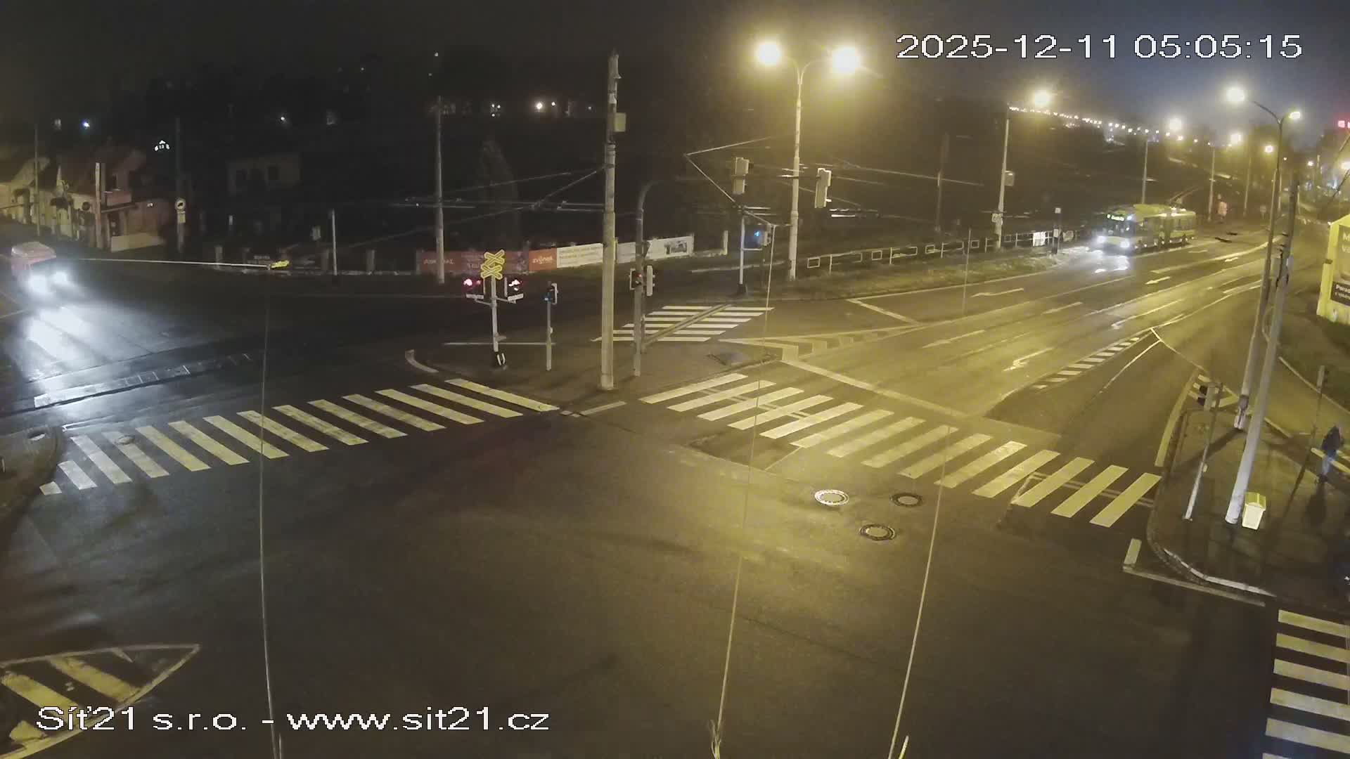 Otrokovice-Kvitkovice-Zlin - Railway Highway 55 & 49 Junction Live Cam - Otrokovice, Zlin, Czechia