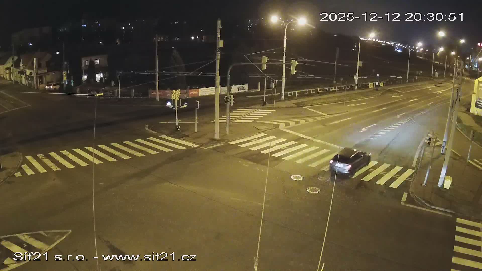 Otrokovice-Kvitkovice-Zlin - Railway Highway 55 & 49 Junction Live Cam - Otrokovice, Zlin, Czechia
