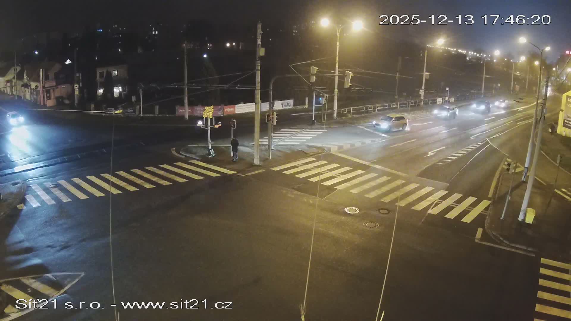 Otrokovice-Kvitkovice-Zlin - Railway Highway 55 & 49 Junction Live Cam - Otrokovice, Zlin, Czechia