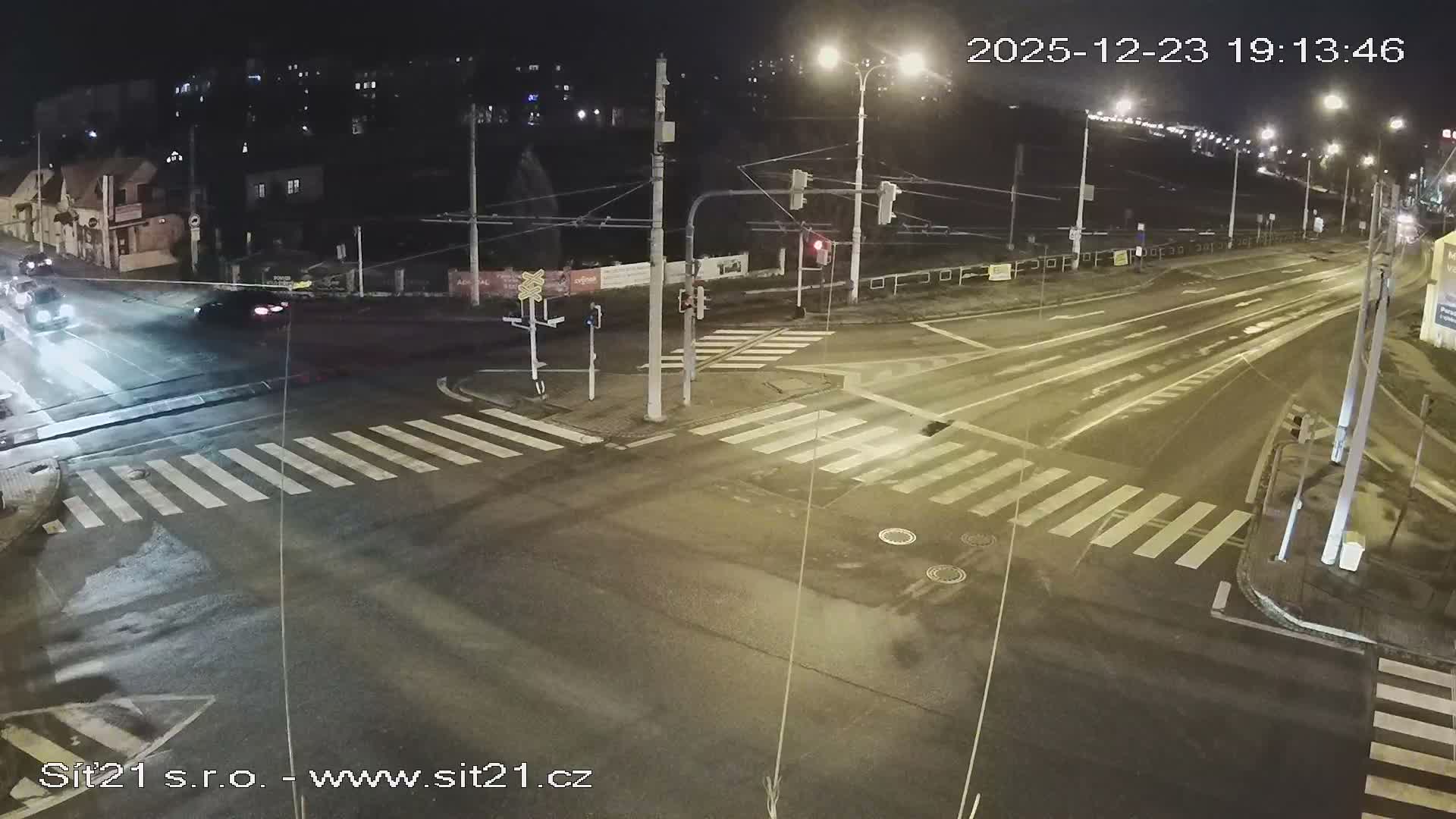 Otrokovice-Kvitkovice-Zlin - Railway Highway 55 & 49 Junction Live Cam - Otrokovice, Zlin, Czechia