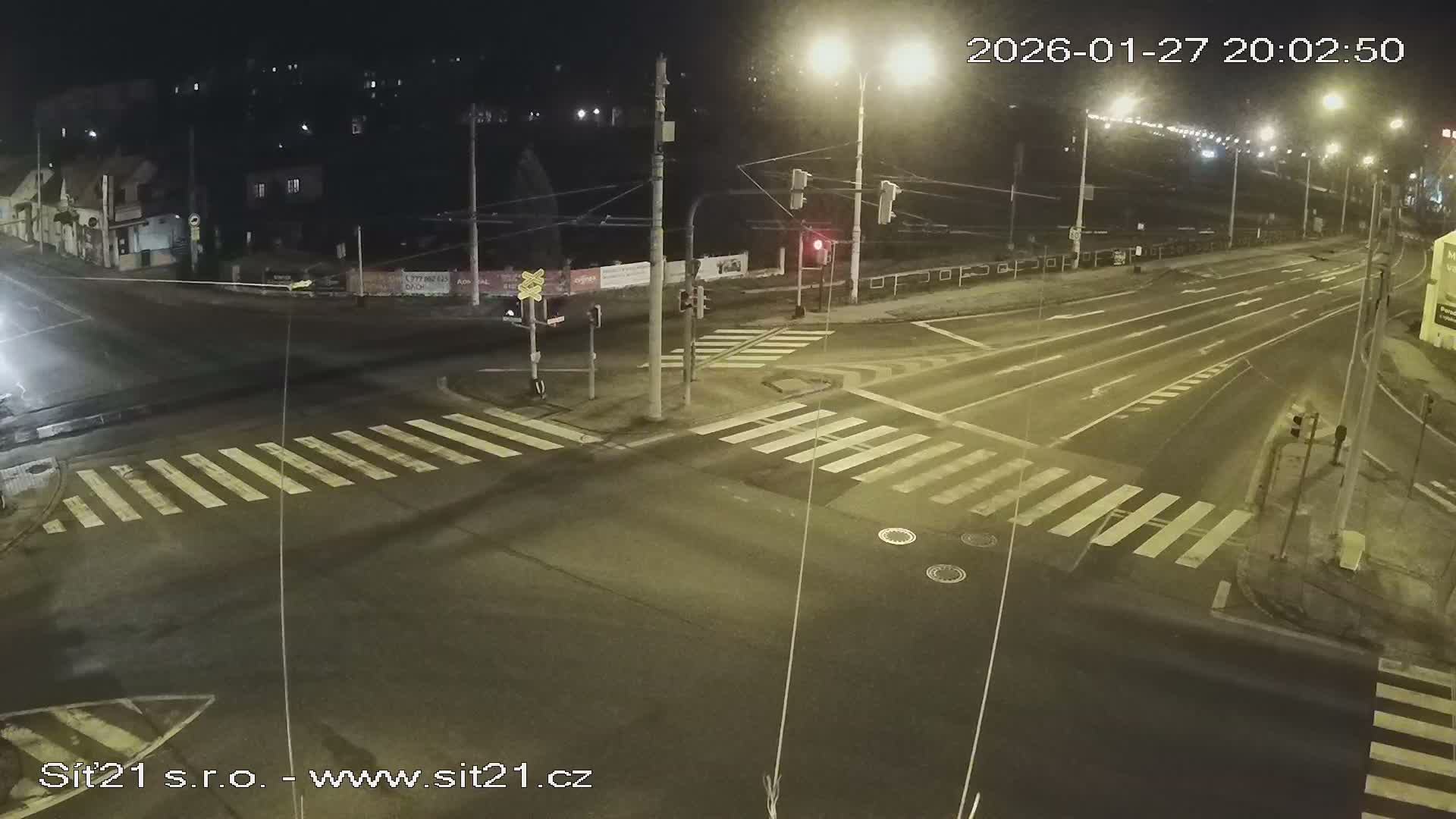 Otrokovice-Kvitkovice-Zlin - Railway Highway 55 & 49 Junction Live Cam - Otrokovice, Zlin, Czechia