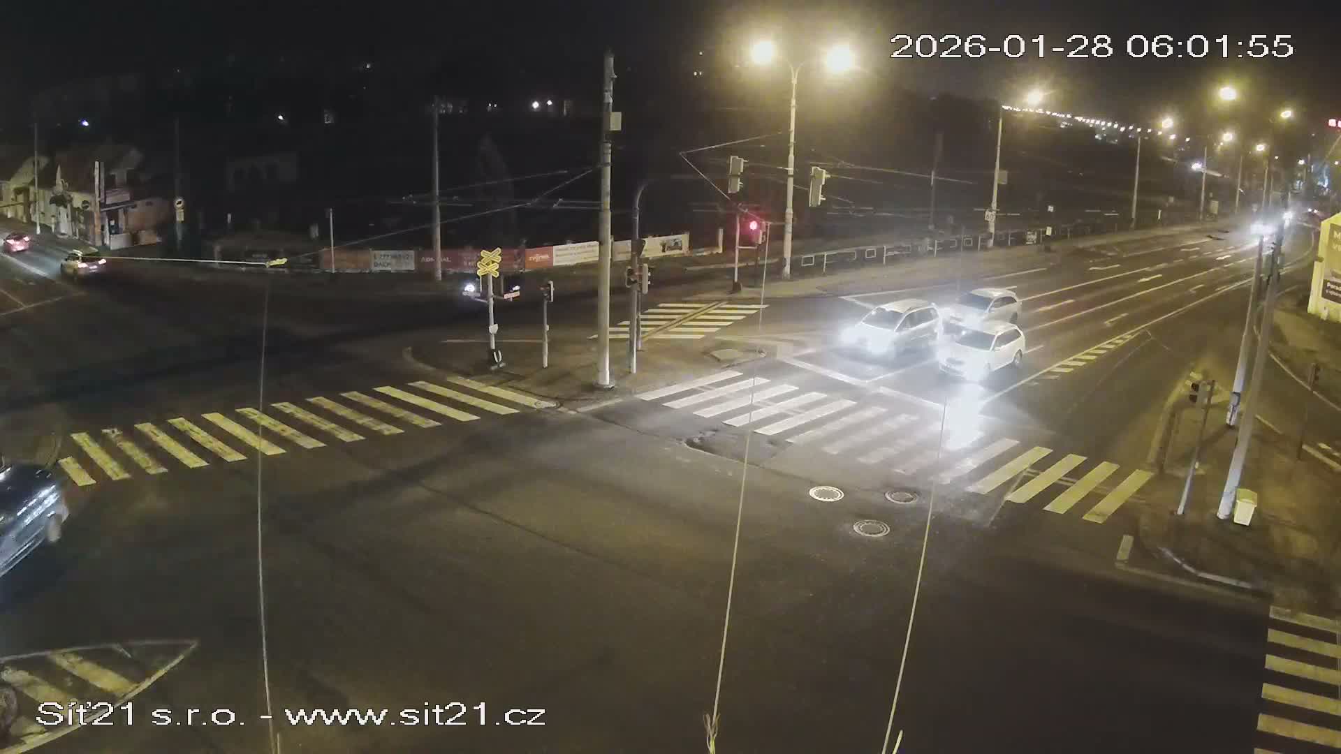 Otrokovice-Kvitkovice-Zlin - Railway Highway 55 & 49 Junction Live Cam - Otrokovice, Zlin, Czechia