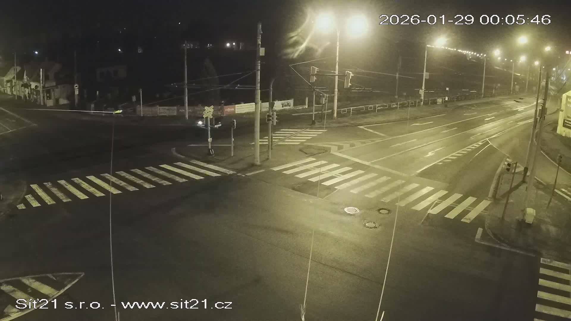 Otrokovice-Kvitkovice-Zlin - Railway Highway 55 & 49 Junction Live Cam - Otrokovice, Zlin, Czechia