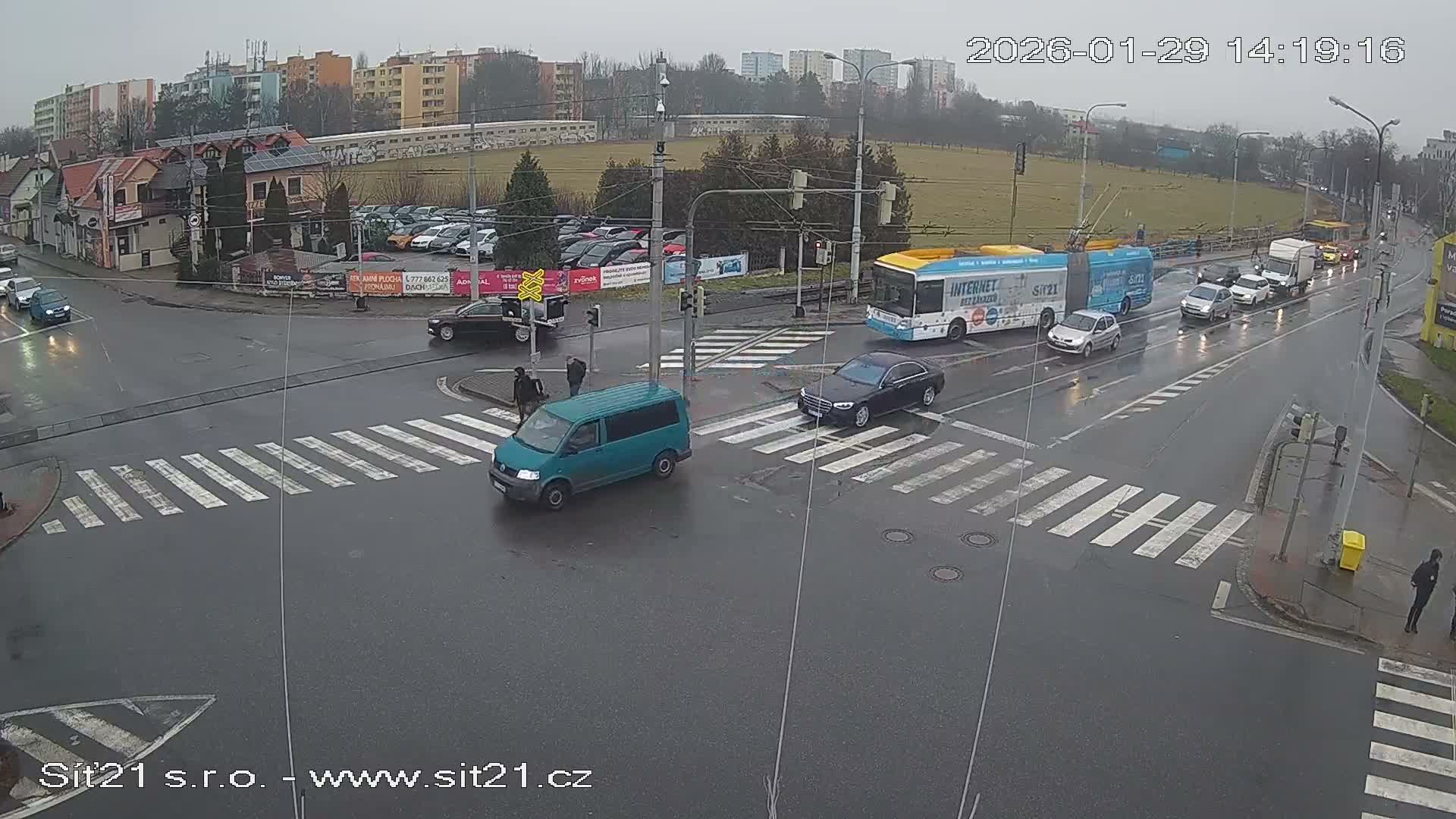 Otrokovice-Kvitkovice-Zlin - Railway Highway 55 & 49 Junction Live Cam - Otrokovice, Zlin, Czechia