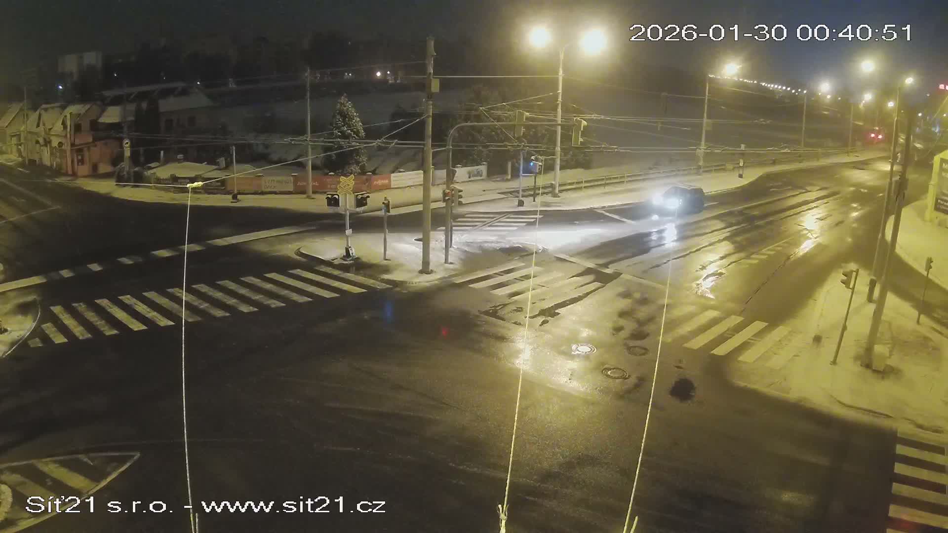 Otrokovice-Kvitkovice-Zlin - Railway Highway 55 & 49 Junction Live Cam - Otrokovice, Zlin, Czechia