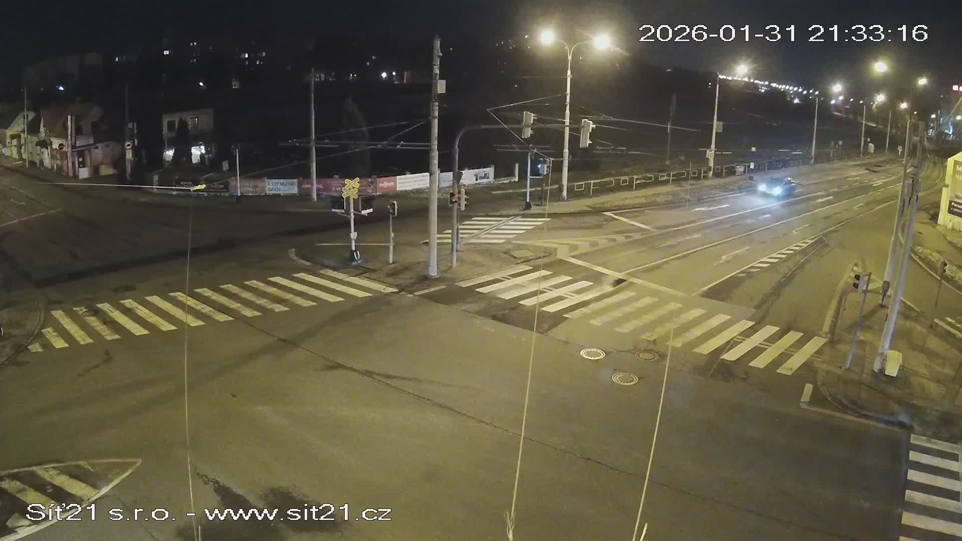 Otrokovice-Kvitkovice-Zlin - Railway Highway 55 & 49 Junction Live Cam - Otrokovice, Zlin, Czechia