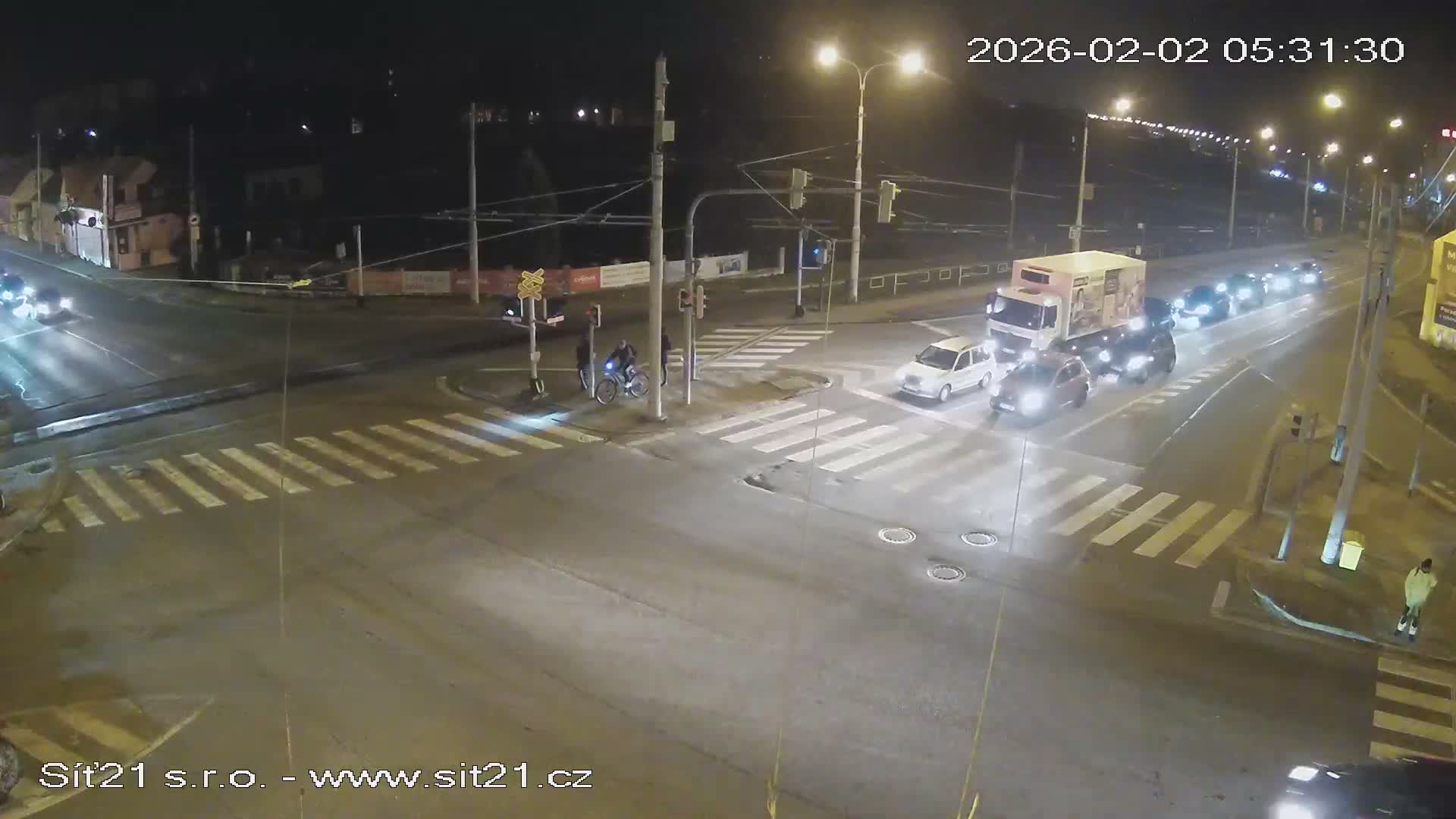 Otrokovice-Kvitkovice-Zlin - Railway Highway 55 & 49 Junction Live Cam - Otrokovice, Zlin, Czechia
