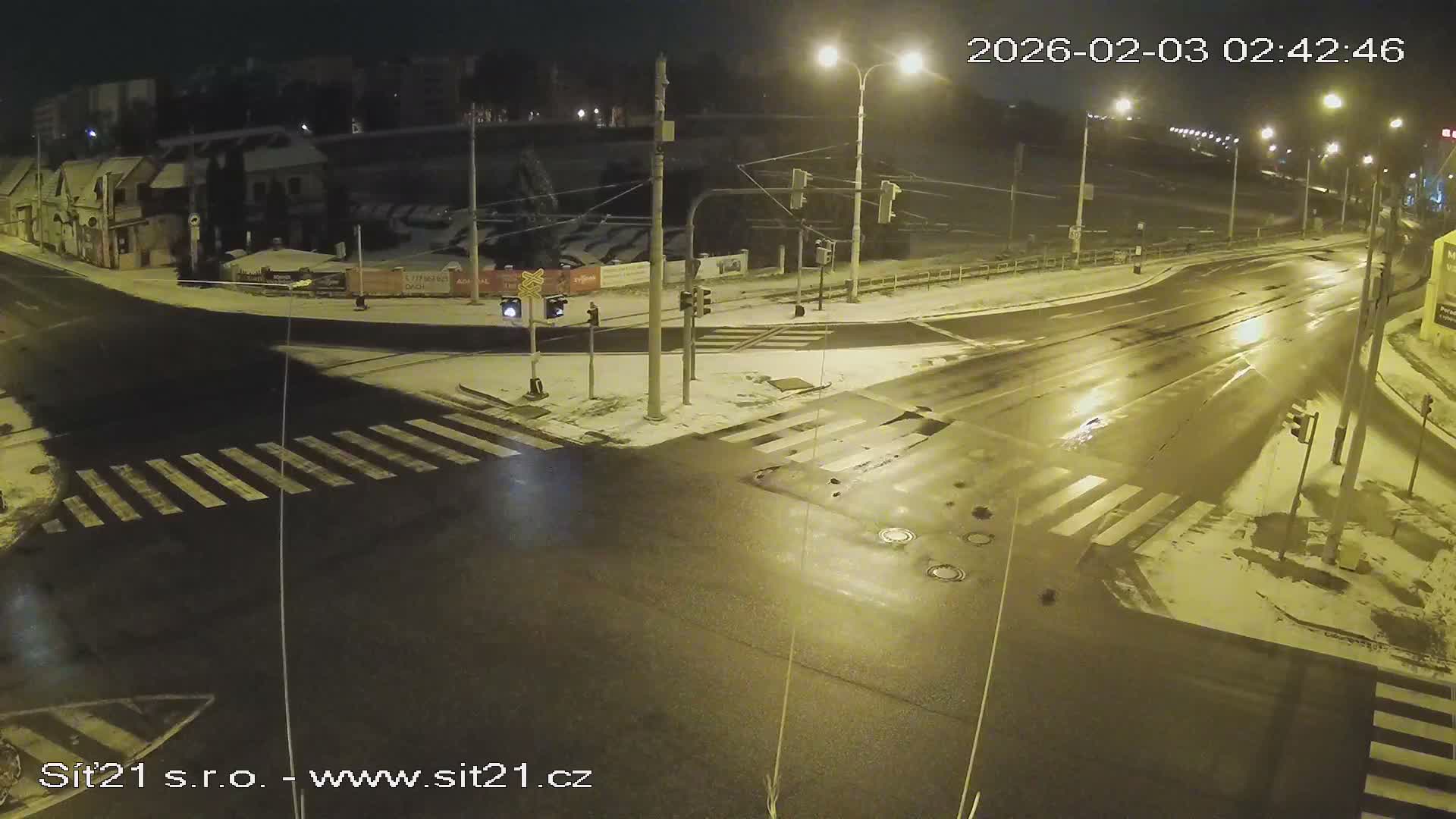 Otrokovice-Kvitkovice-Zlin - Railway Highway 55 & 49 Junction Live Cam - Otrokovice, Zlin, Czechia