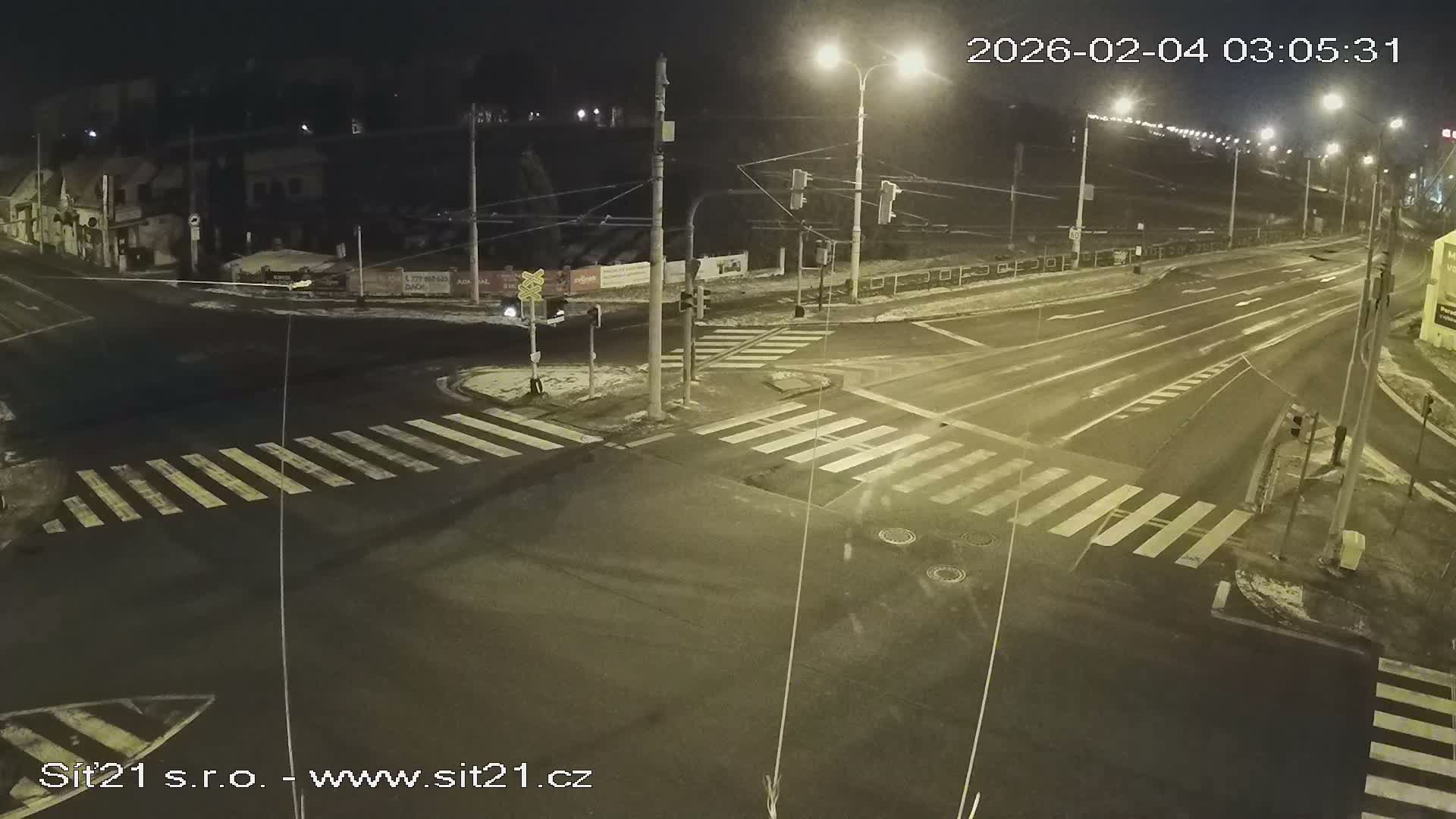Otrokovice-Kvitkovice-Zlin - Railway Highway 55 & 49 Junction Live Cam - Otrokovice, Zlin, Czechia