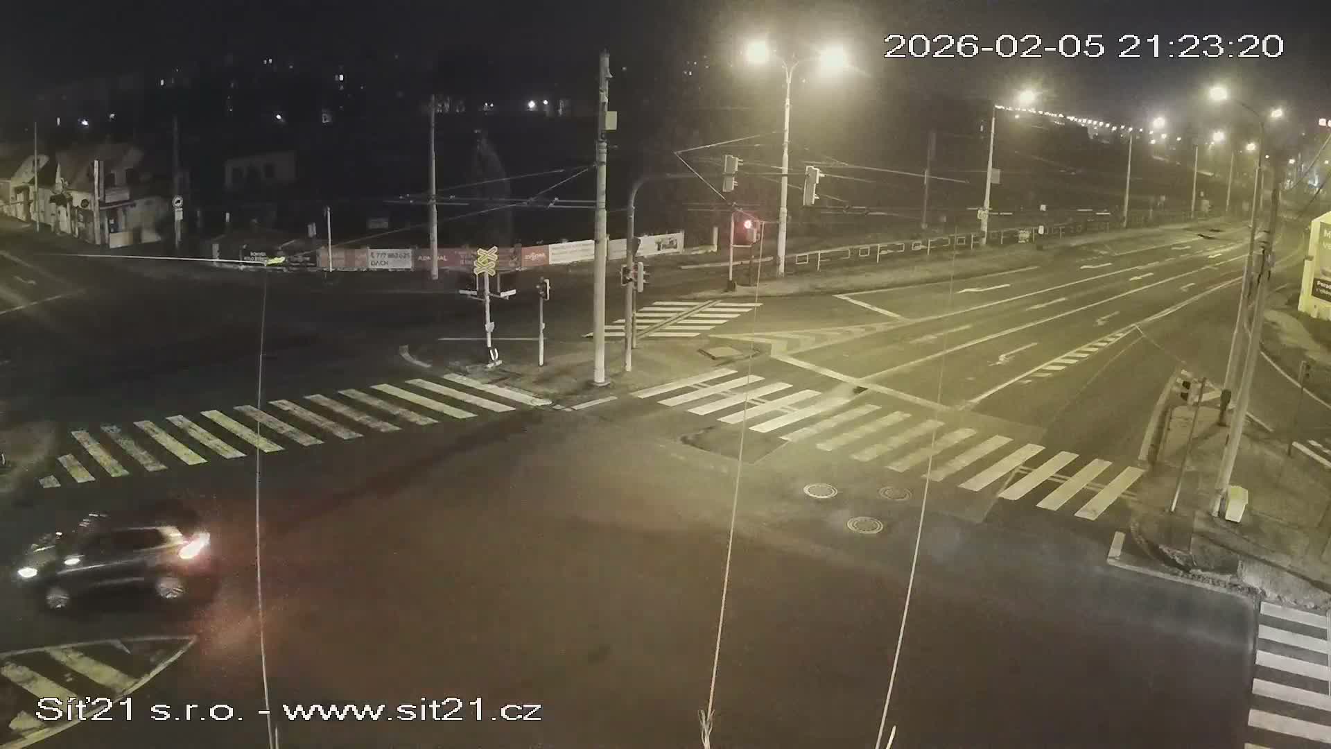 Otrokovice-Kvitkovice-Zlin - Railway Highway 55 & 49 Junction Live Cam - Otrokovice, Zlin, Czechia