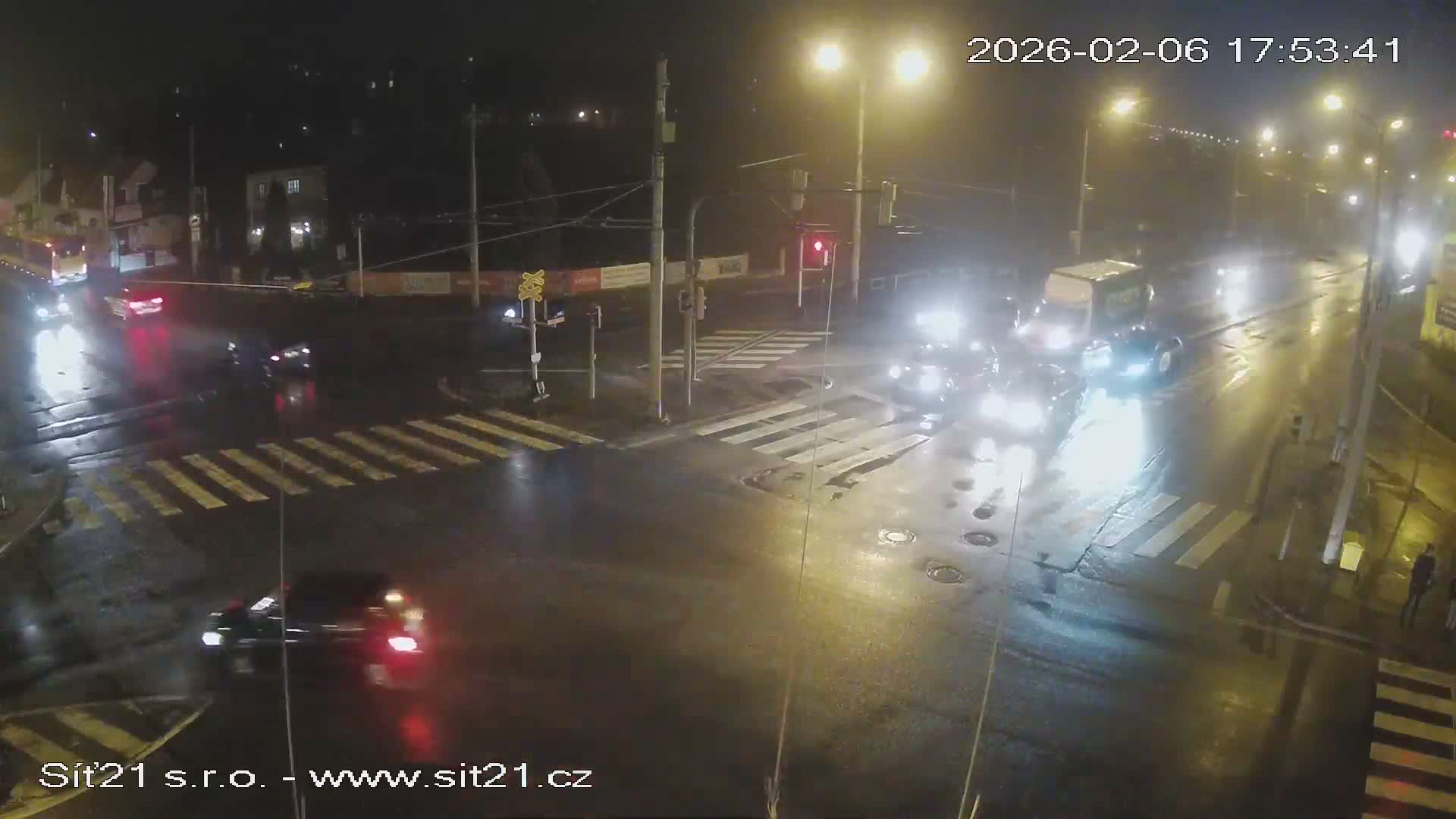 Otrokovice-Kvitkovice-Zlin - Railway Highway 55 & 49 Junction Live Cam - Otrokovice, Zlin, Czechia