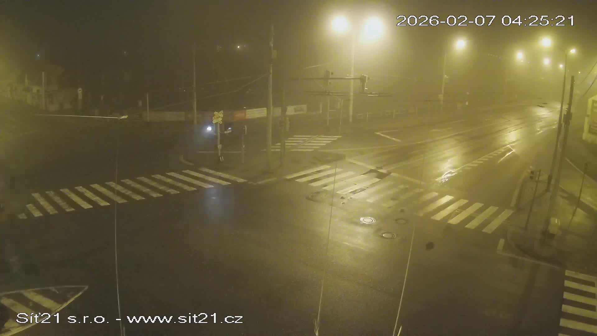 Otrokovice-Kvitkovice-Zlin - Railway Highway 55 & 49 Junction Live Cam - Otrokovice, Zlin, Czechia