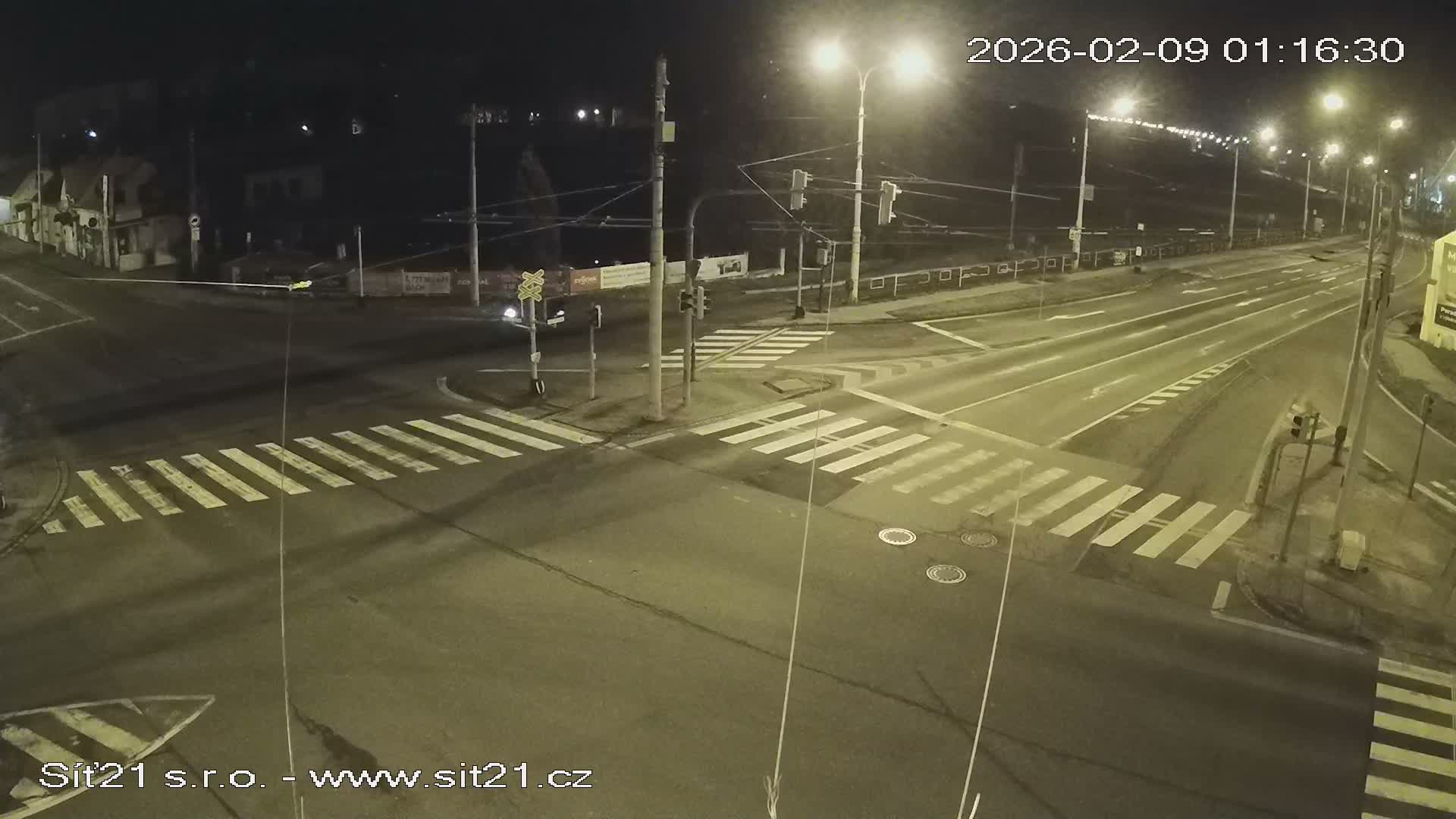 Otrokovice-Kvitkovice-Zlin - Railway Highway 55 & 49 Junction Live Cam - Otrokovice, Zlin, Czechia