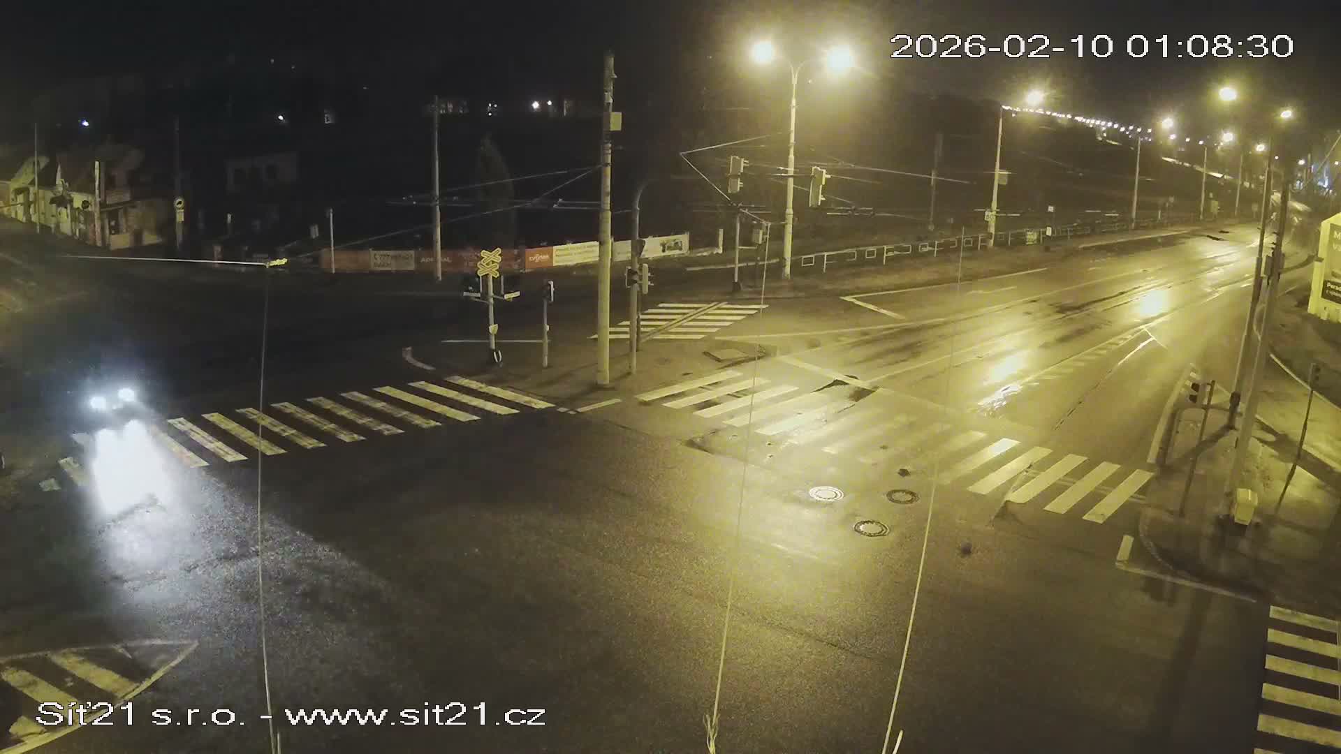 Otrokovice-Kvitkovice-Zlin - Railway Highway 55 & 49 Junction Live Cam - Otrokovice, Zlin, Czechia