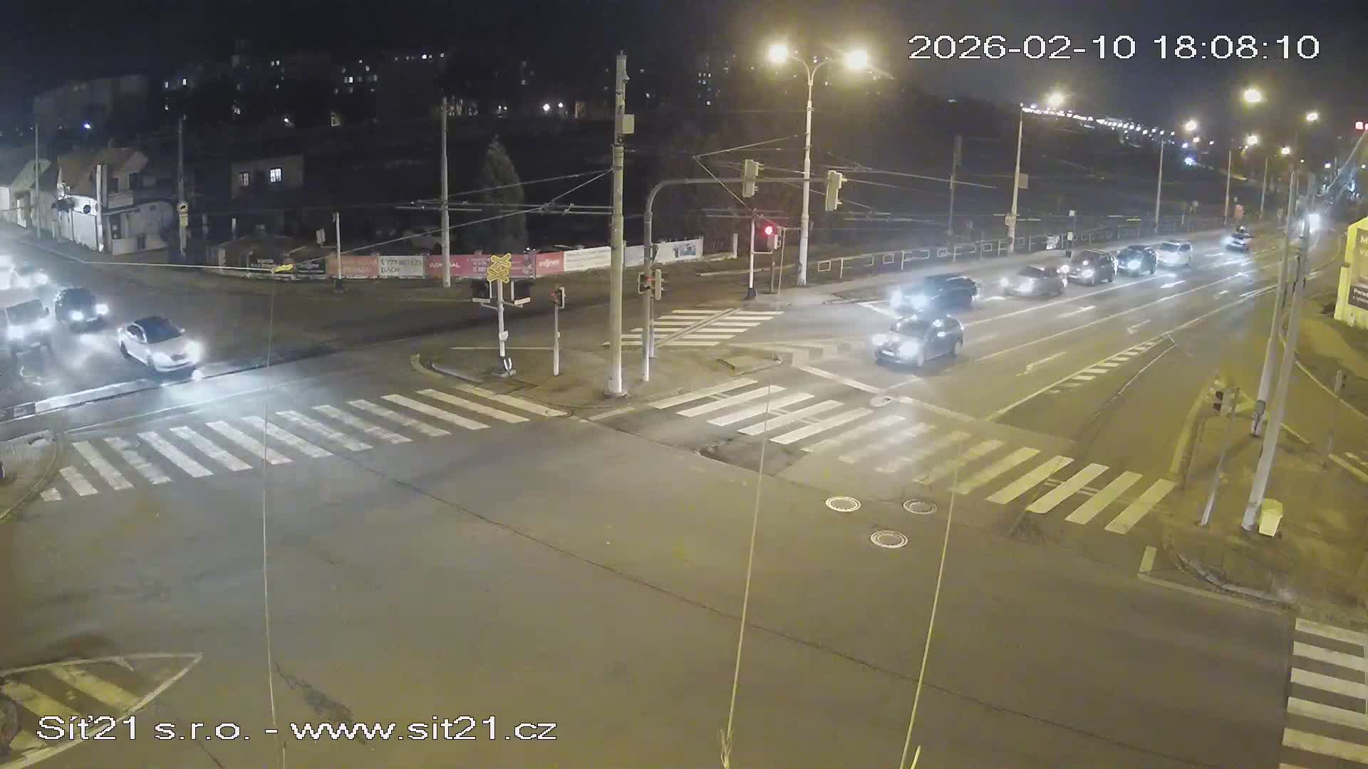 Otrokovice-Kvitkovice-Zlin - Railway Highway 55 & 49 Junction Live Cam - Otrokovice, Zlin, Czechia