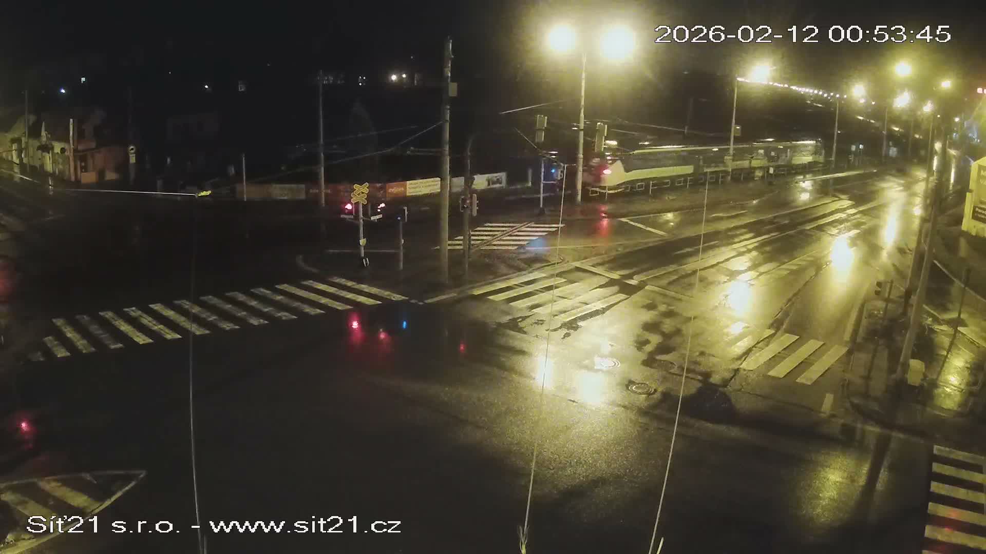 Otrokovice-Kvitkovice-Zlin - Railway Highway 55 & 49 Junction Live Cam - Otrokovice, Zlin, Czechia