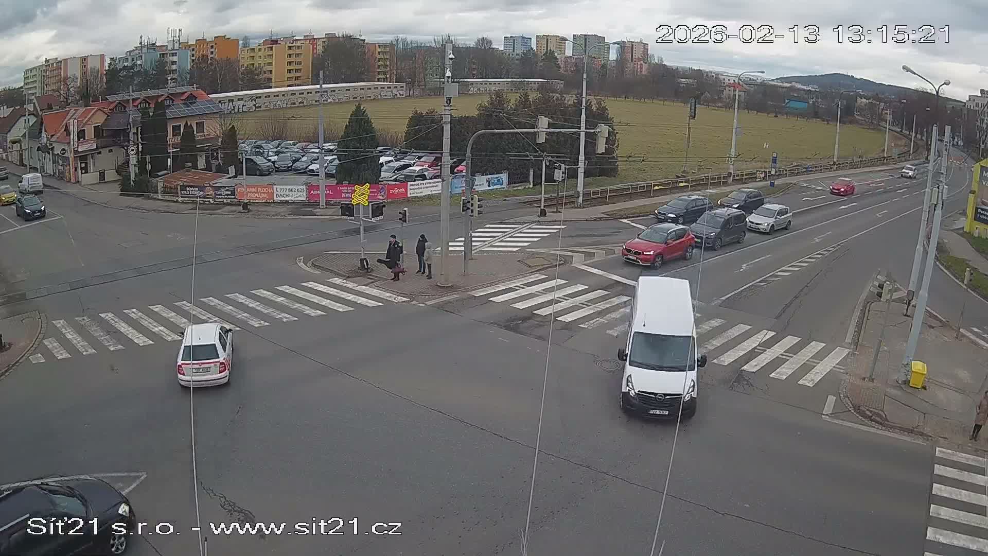 Otrokovice-Kvitkovice-Zlin - Railway Highway 55 & 49 Junction Live Cam - Otrokovice, Zlin, Czechia