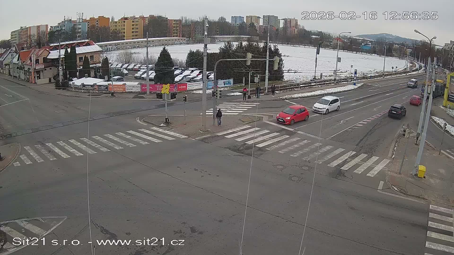 Otrokovice-Kvitkovice-Zlin - Railway Highway 55 & 49 Junction Live Cam - Otrokovice, Zlin, Czechia