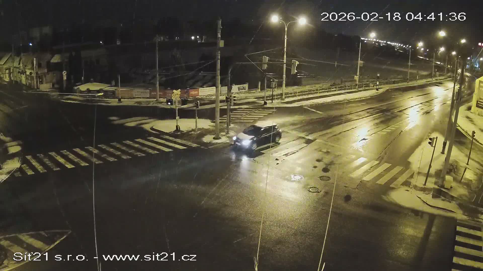 Otrokovice-Kvitkovice-Zlin - Railway Highway 55 & 49 Junction Live Cam - Otrokovice, Zlin, Czechia
