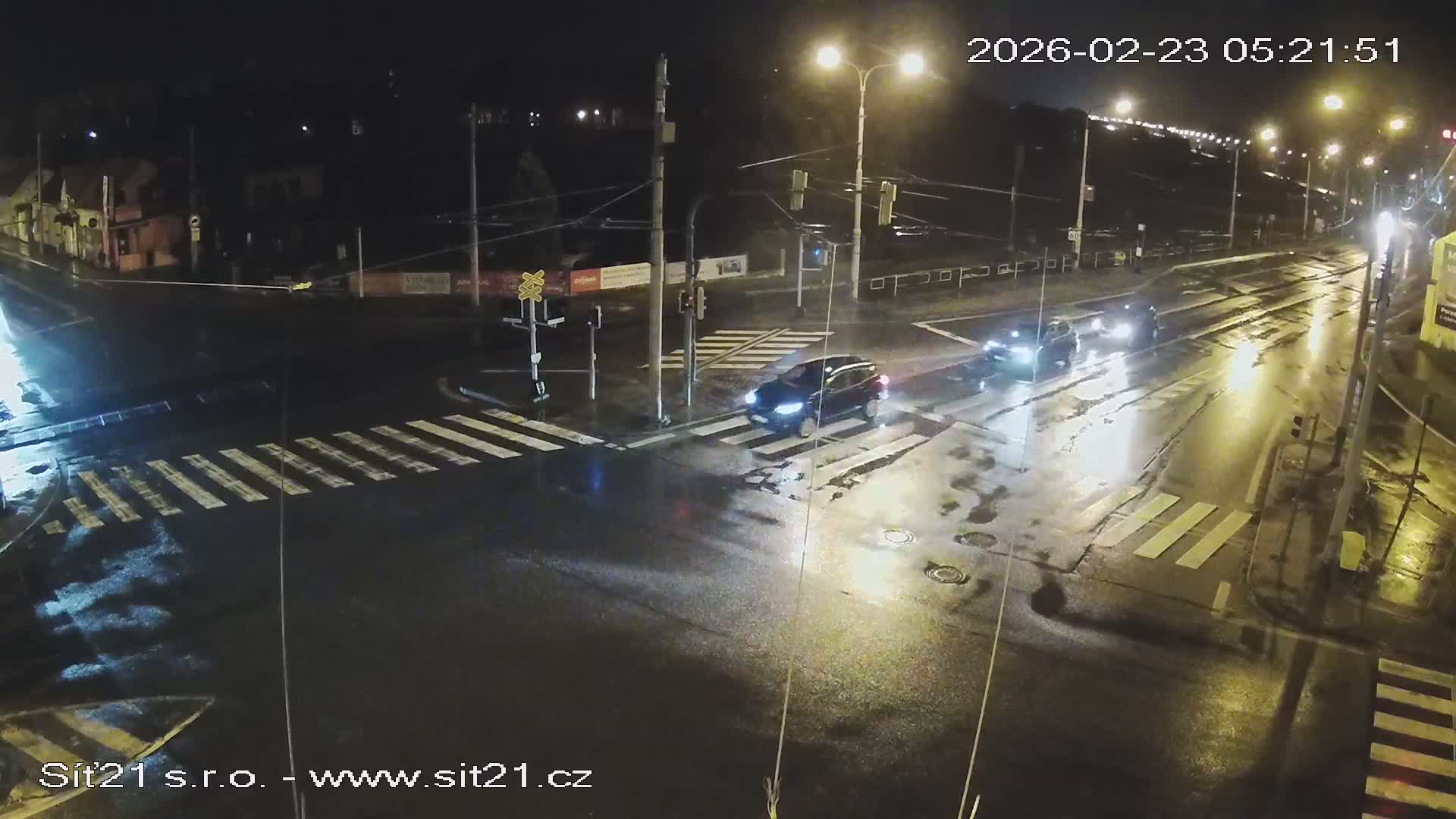 Otrokovice-Kvitkovice-Zlin - Railway Highway 55 & 49 Junction Live Cam - Otrokovice, Zlin, Czechia