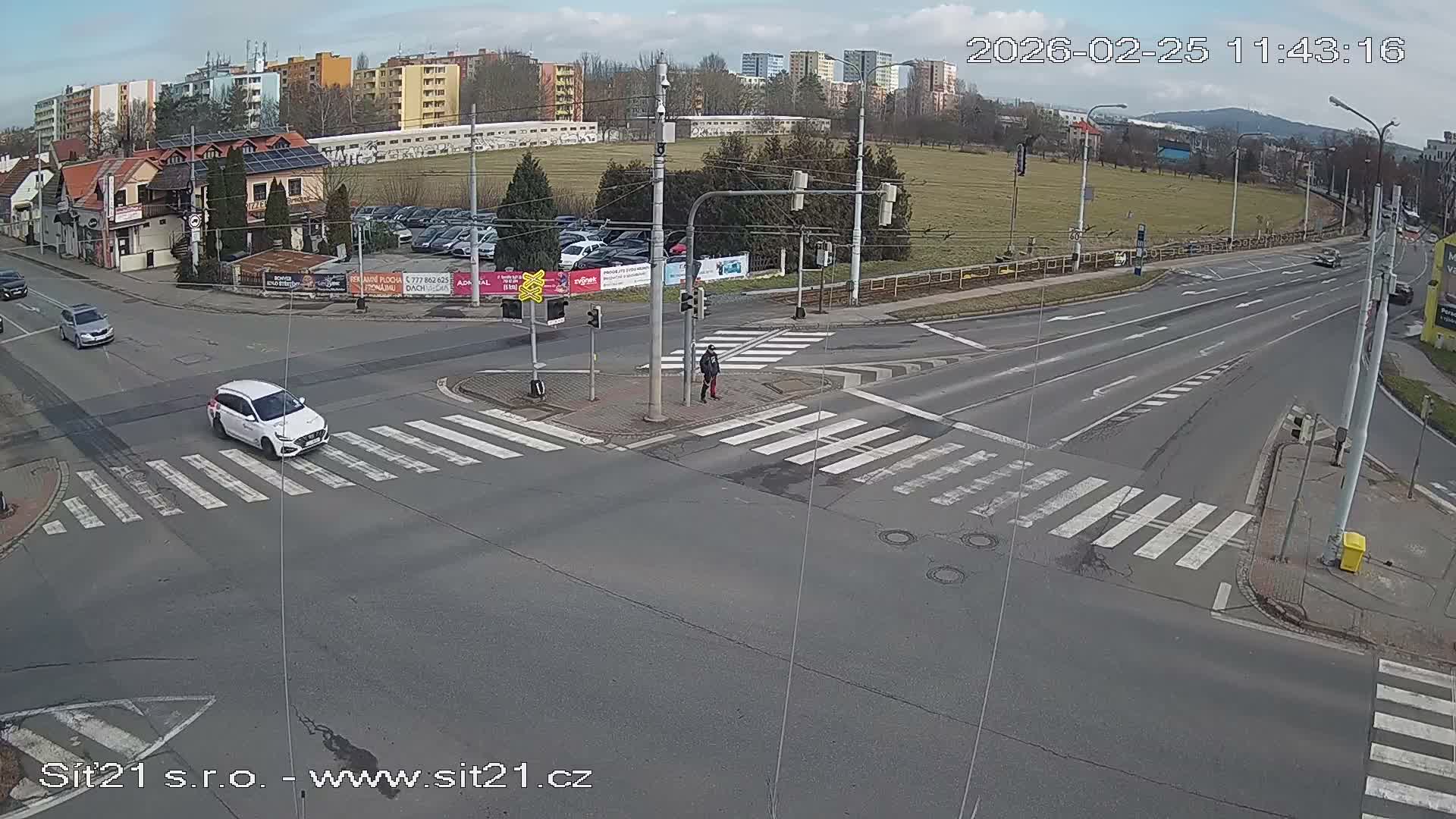 Otrokovice-Kvitkovice-Zlin - Railway Highway 55 & 49 Junction Live Cam - Otrokovice, Zlin, Czechia
