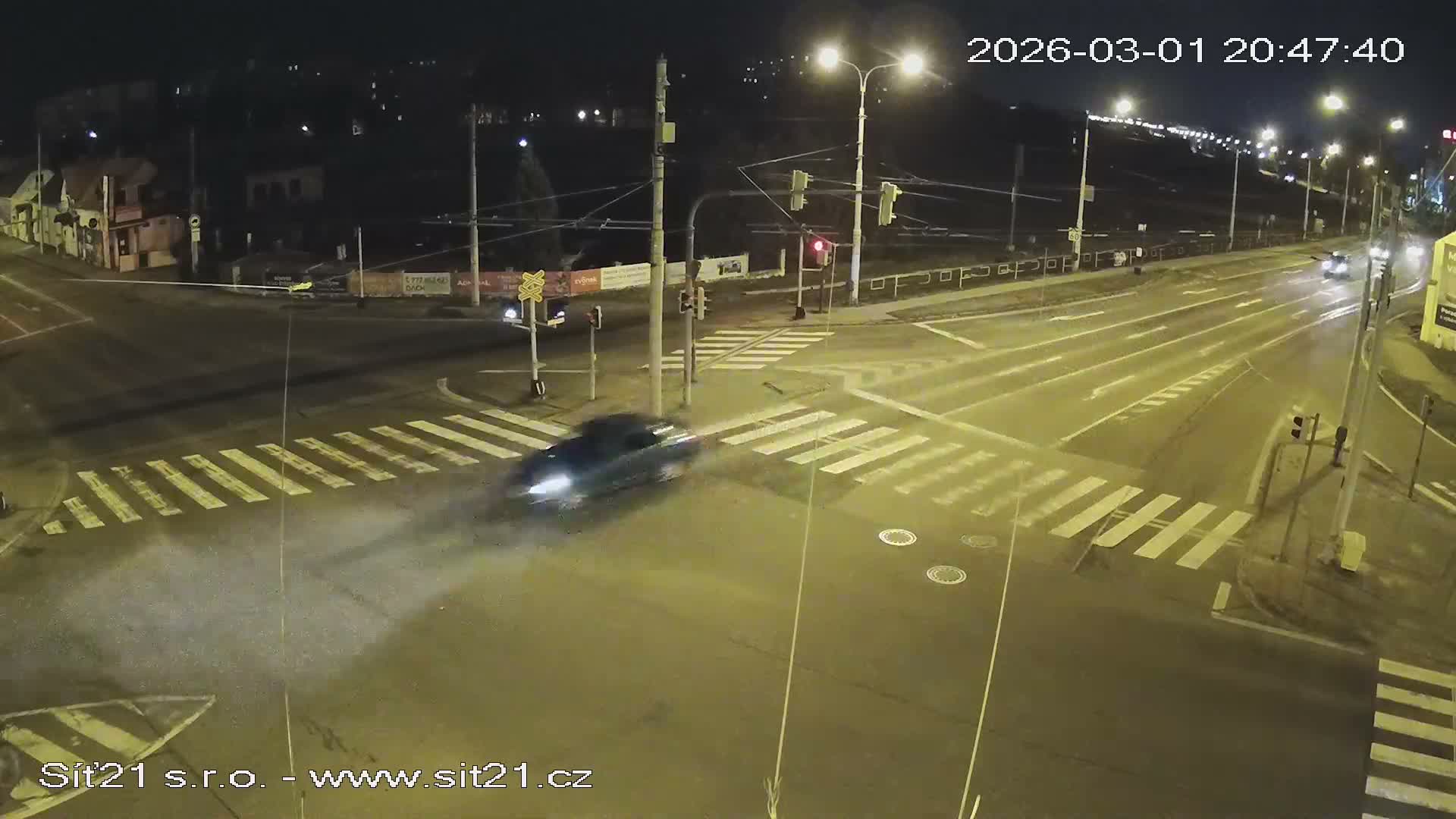 Otrokovice-Kvitkovice-Zlin - Railway Highway 55 & 49 Junction Live Cam - Otrokovice, Zlin, Czechia