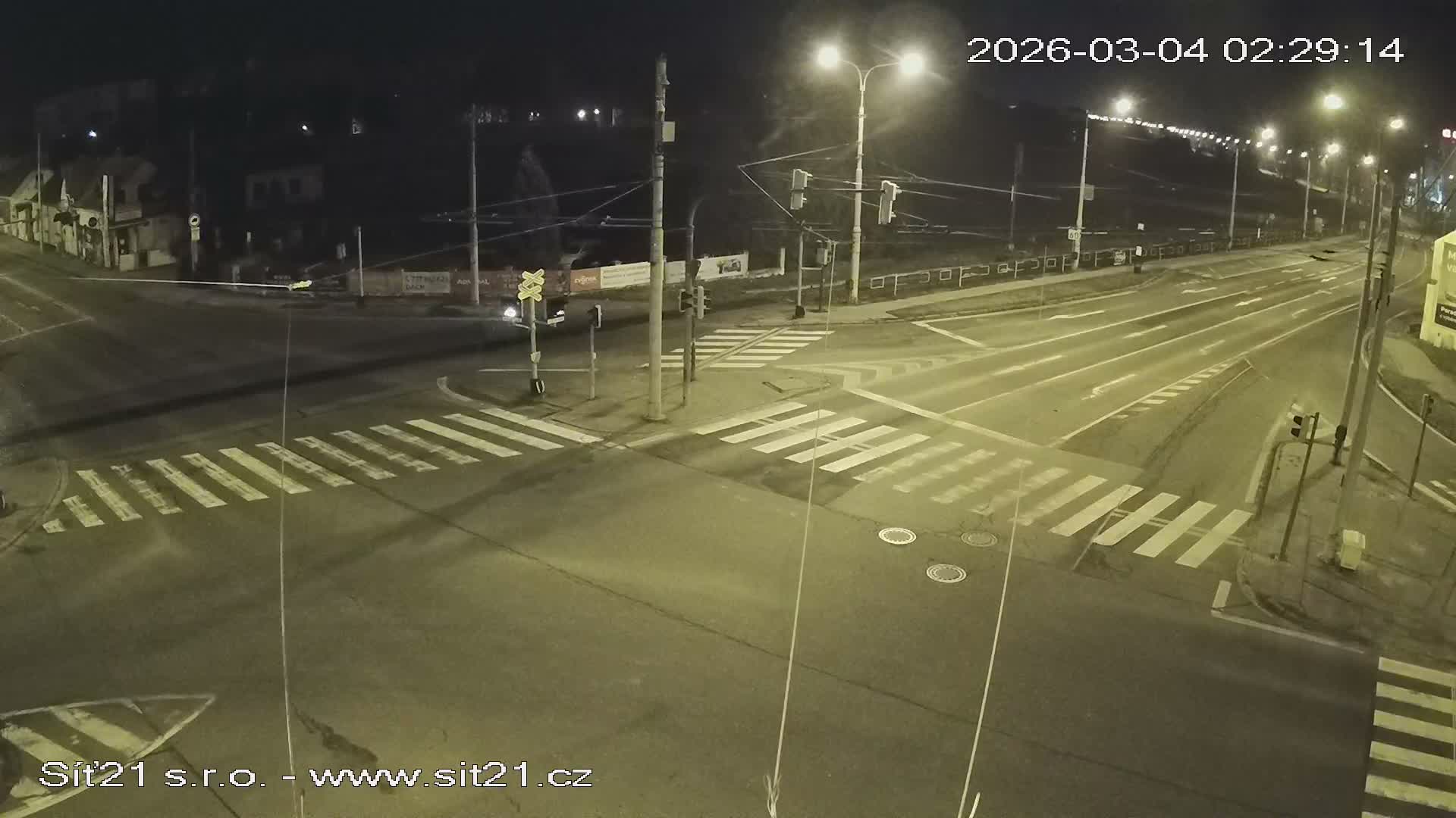 Otrokovice-Kvitkovice-Zlin - Railway Highway 55 & 49 Junction Live Cam - Otrokovice, Zlin, Czechia
