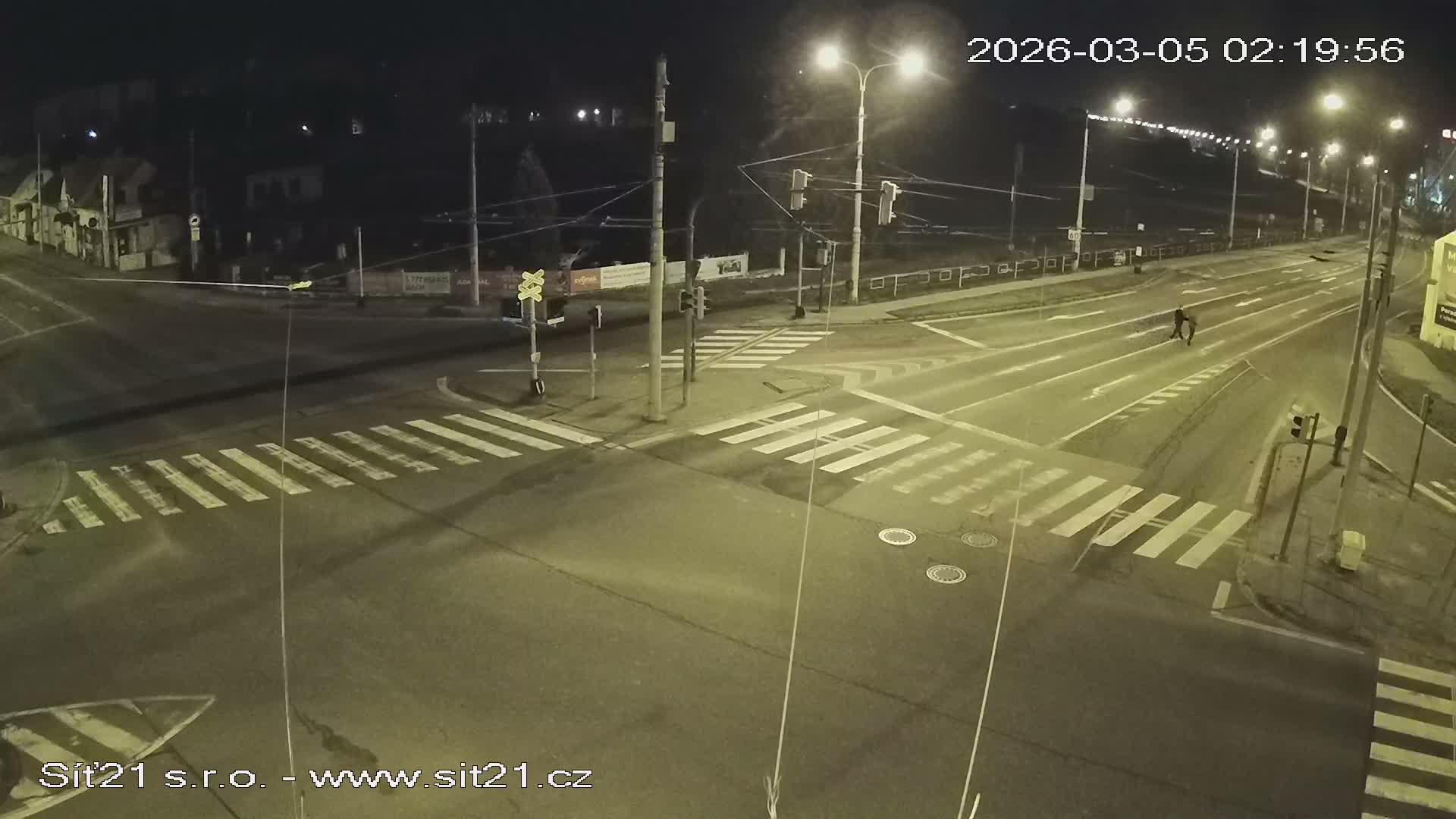Otrokovice-Kvitkovice-Zlin - Railway Highway 55 & 49 Junction Live Cam - Otrokovice, Zlin, Czechia