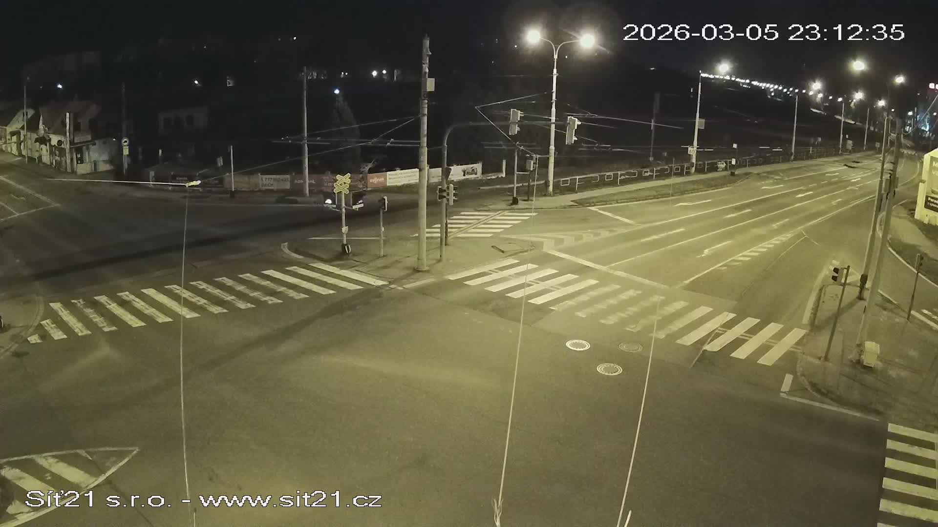 Otrokovice-Kvitkovice-Zlin - Railway Highway 55 & 49 Junction Live Cam - Otrokovice, Zlin, Czechia