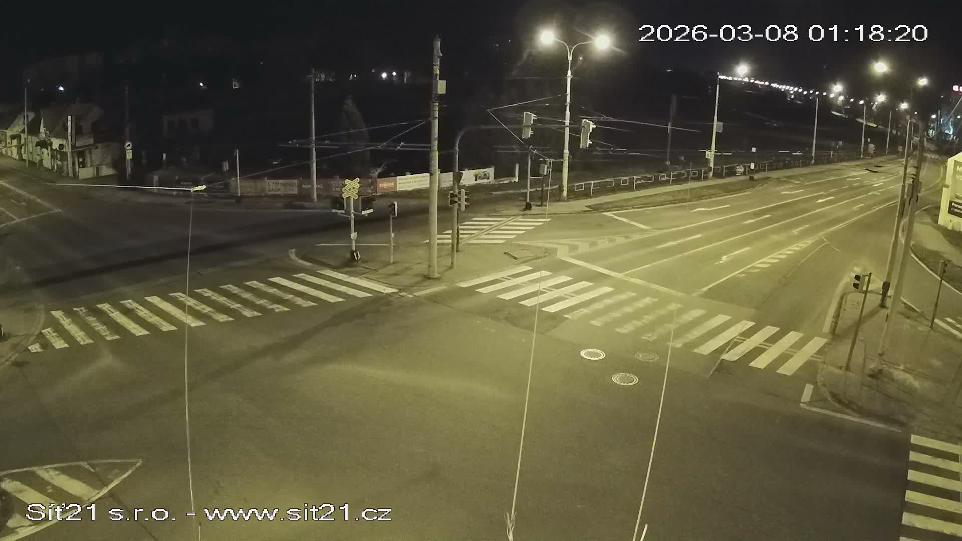 Otrokovice-Kvitkovice-Zlin - Railway Highway 55 & 49 Junction Live Cam - Otrokovice, Zlin, Czechia