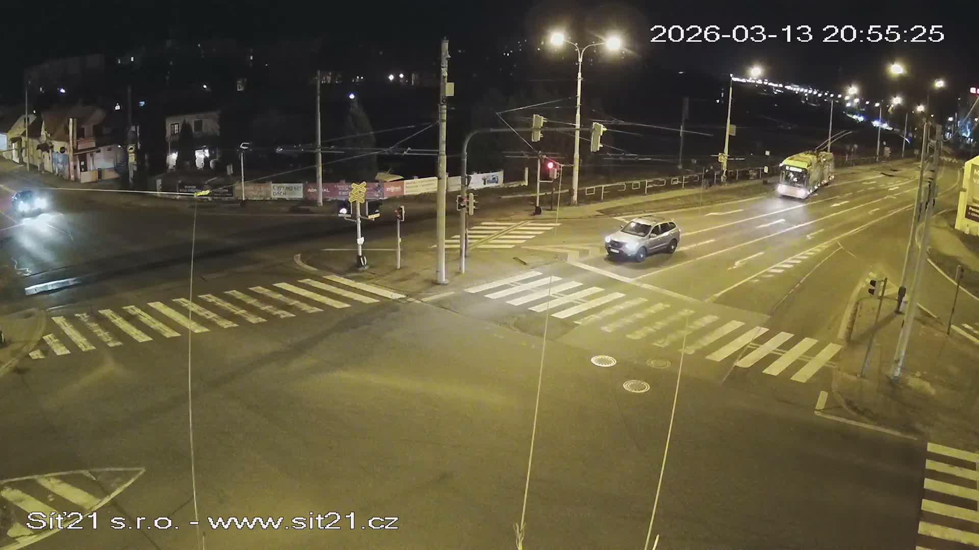 Otrokovice-Kvitkovice-Zlin - Railway Highway 55 & 49 Junction Live Cam - Otrokovice, Zlin, Czechia