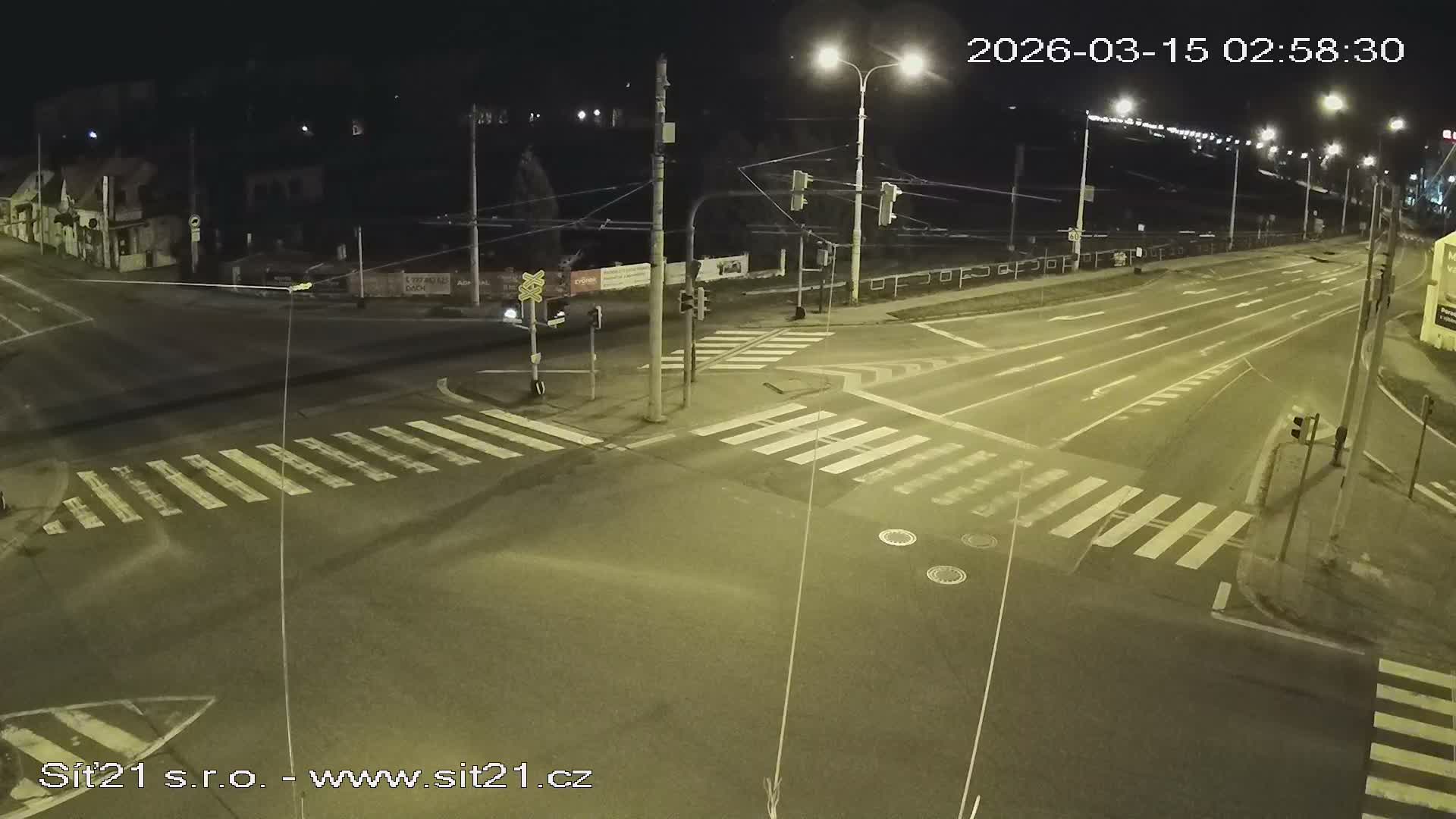 Otrokovice-Kvitkovice-Zlin - Railway Highway 55 & 49 Junction Live Cam - Otrokovice, Zlin, Czechia