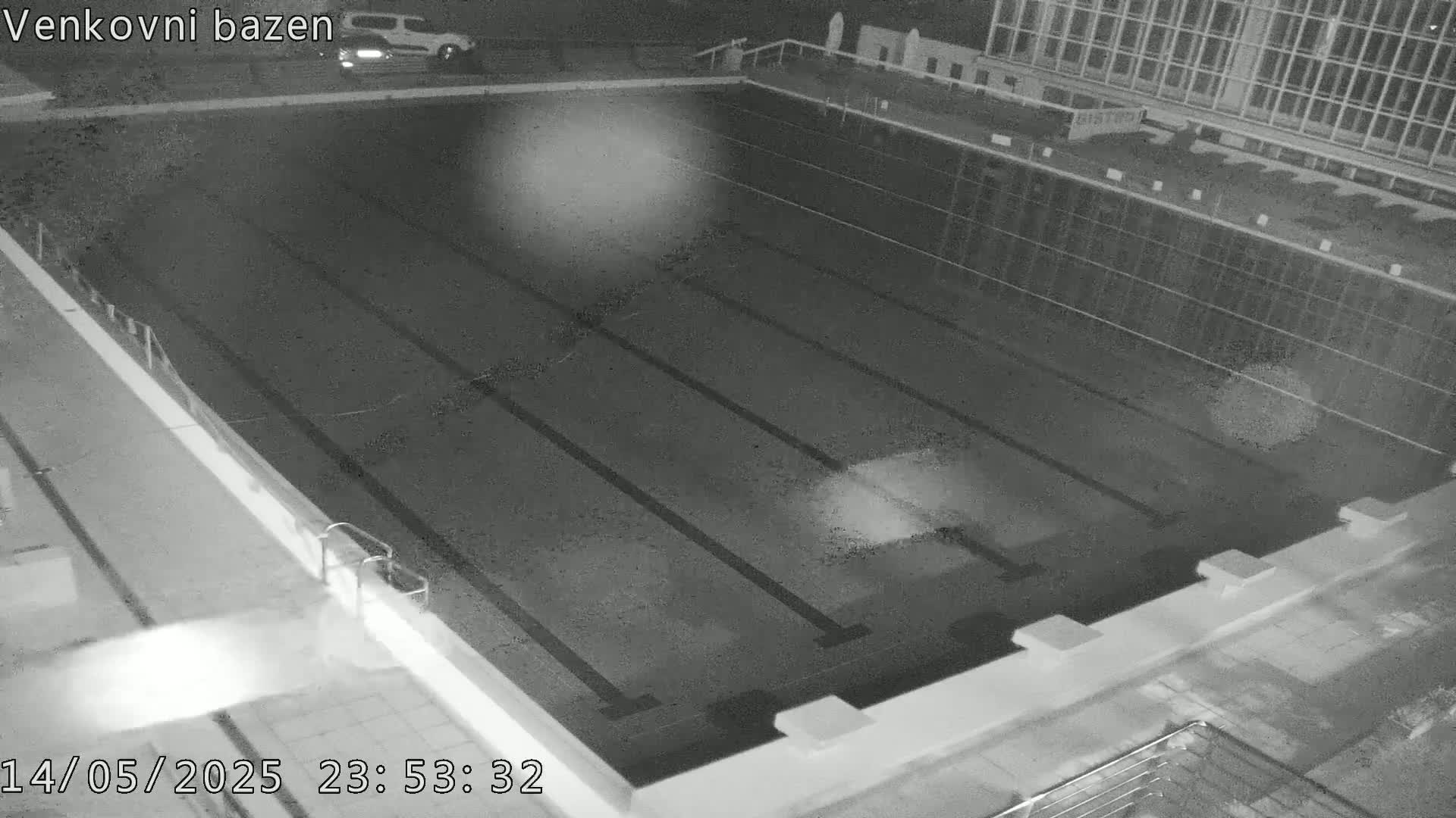 Zlín, Koupaliště Public Swimming Pool Live Cam - Zlin 1, Zlin, Czechia