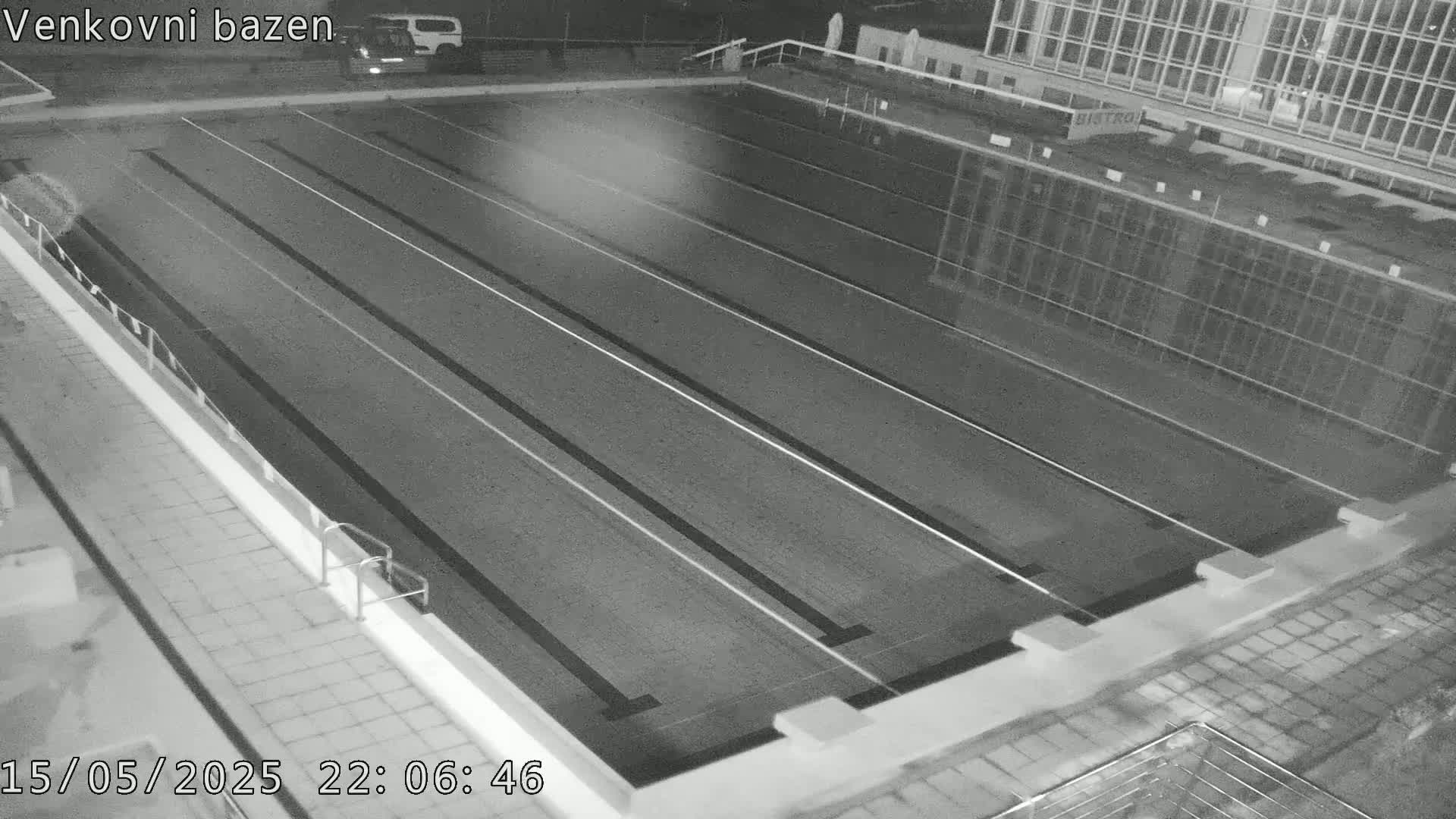 Zlín, Koupaliště Public Swimming Pool Live Cam - Zlin 1, Zlin, Czechia