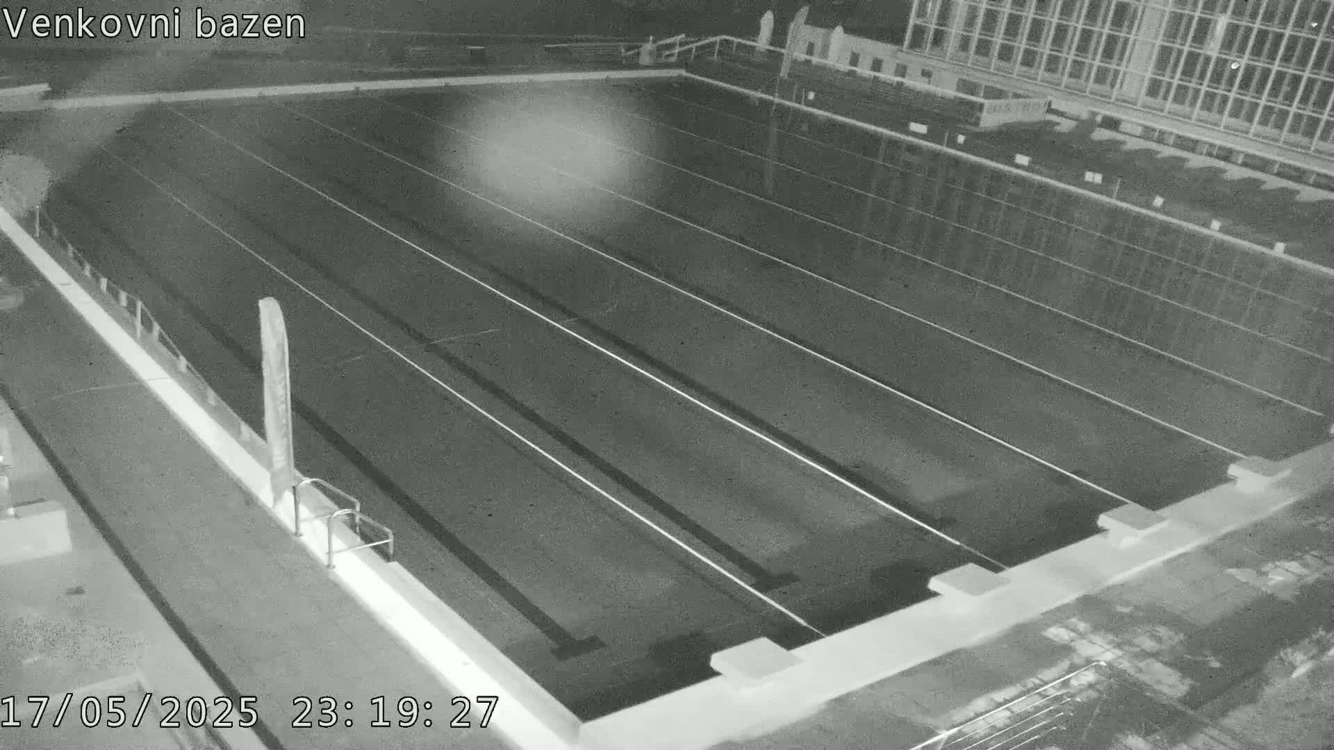Zlín, Koupaliště Public Swimming Pool Live Cam - Zlin 1, Zlin, Czechia