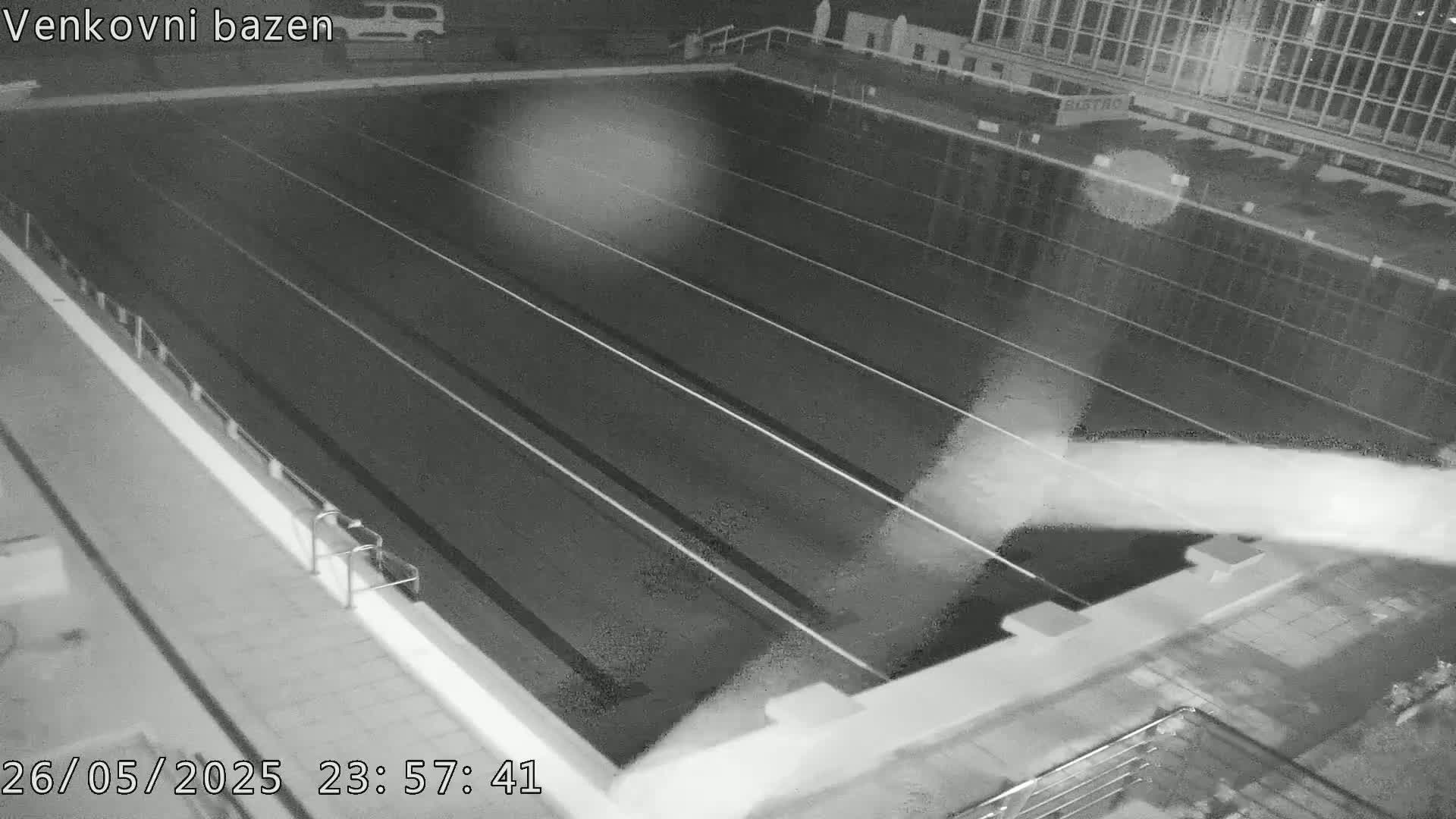 Zlín, Koupaliště Public Swimming Pool Live Cam - Zlin 1, Zlin, Czechia
