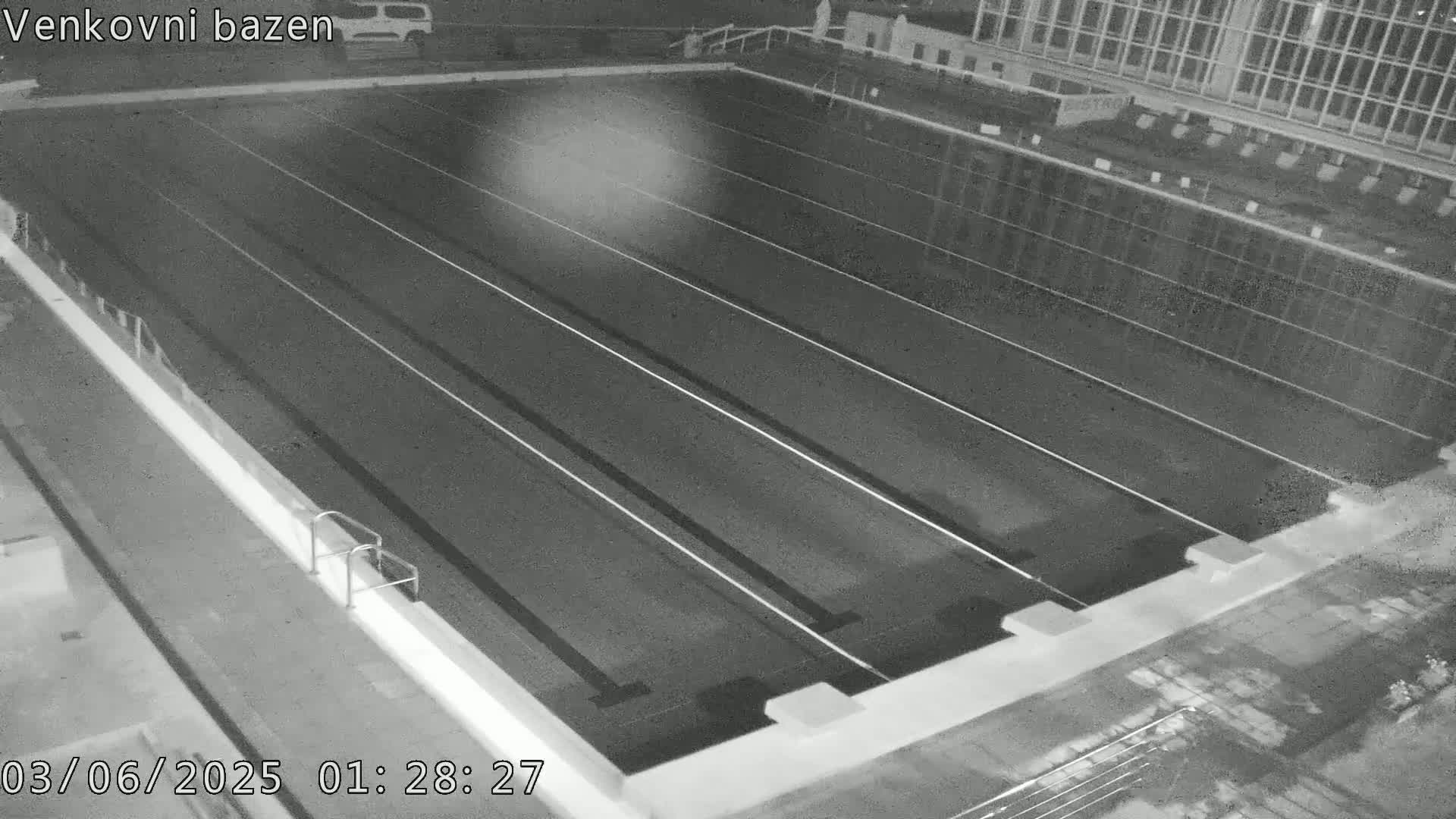 Zlín, Koupaliště Public Swimming Pool Live Cam - Zlin 1, Zlin, Czechia