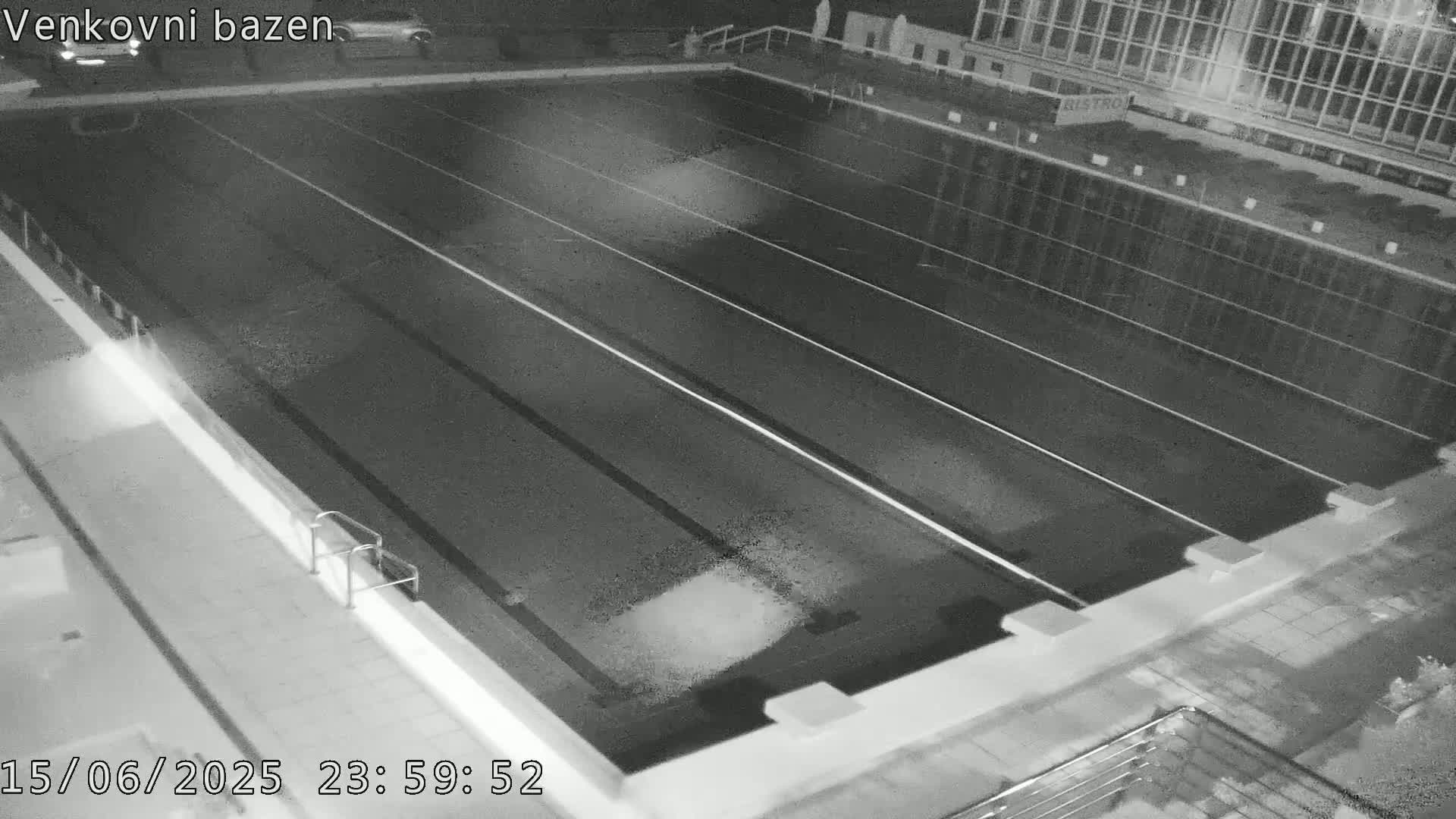 Zlín, Koupaliště Public Swimming Pool Live Cam - Zlin 1, Zlin, Czechia