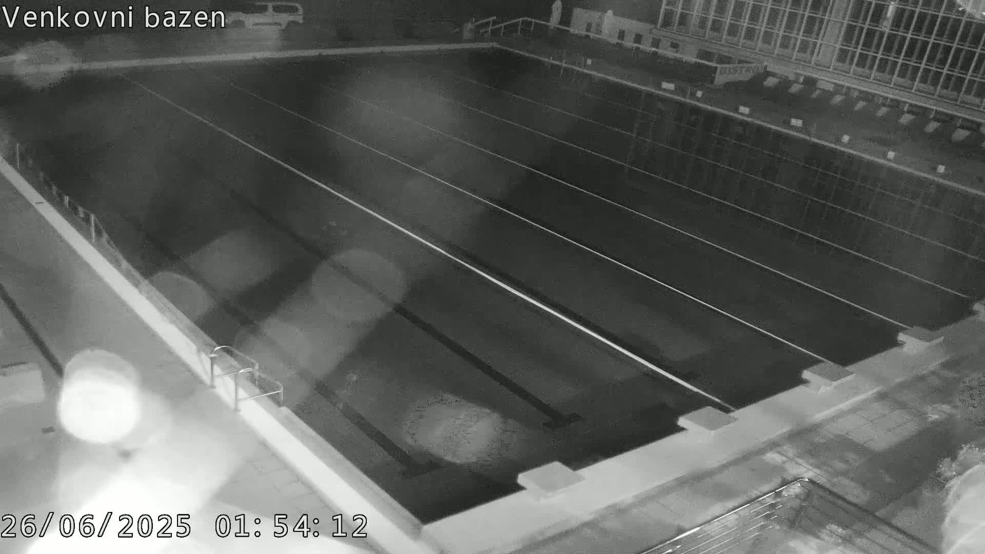 Zlín, Koupaliště Public Swimming Pool Live Cam - Zlin 1, Zlin, Czechia