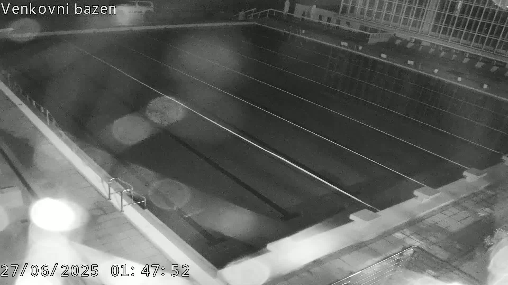 Zlín, Koupaliště Public Swimming Pool Live Cam - Zlin 1, Zlin, Czechia