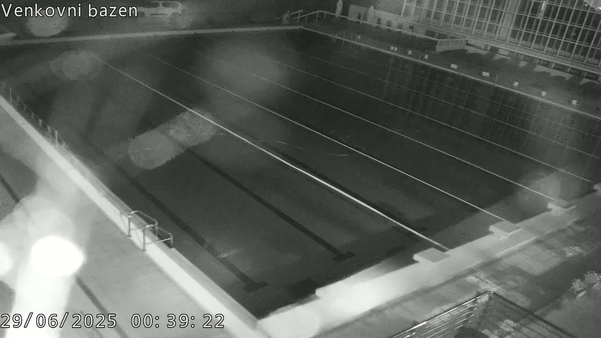 Zlín, Koupaliště Public Swimming Pool Live Cam - Zlin 1, Zlin, Czechia