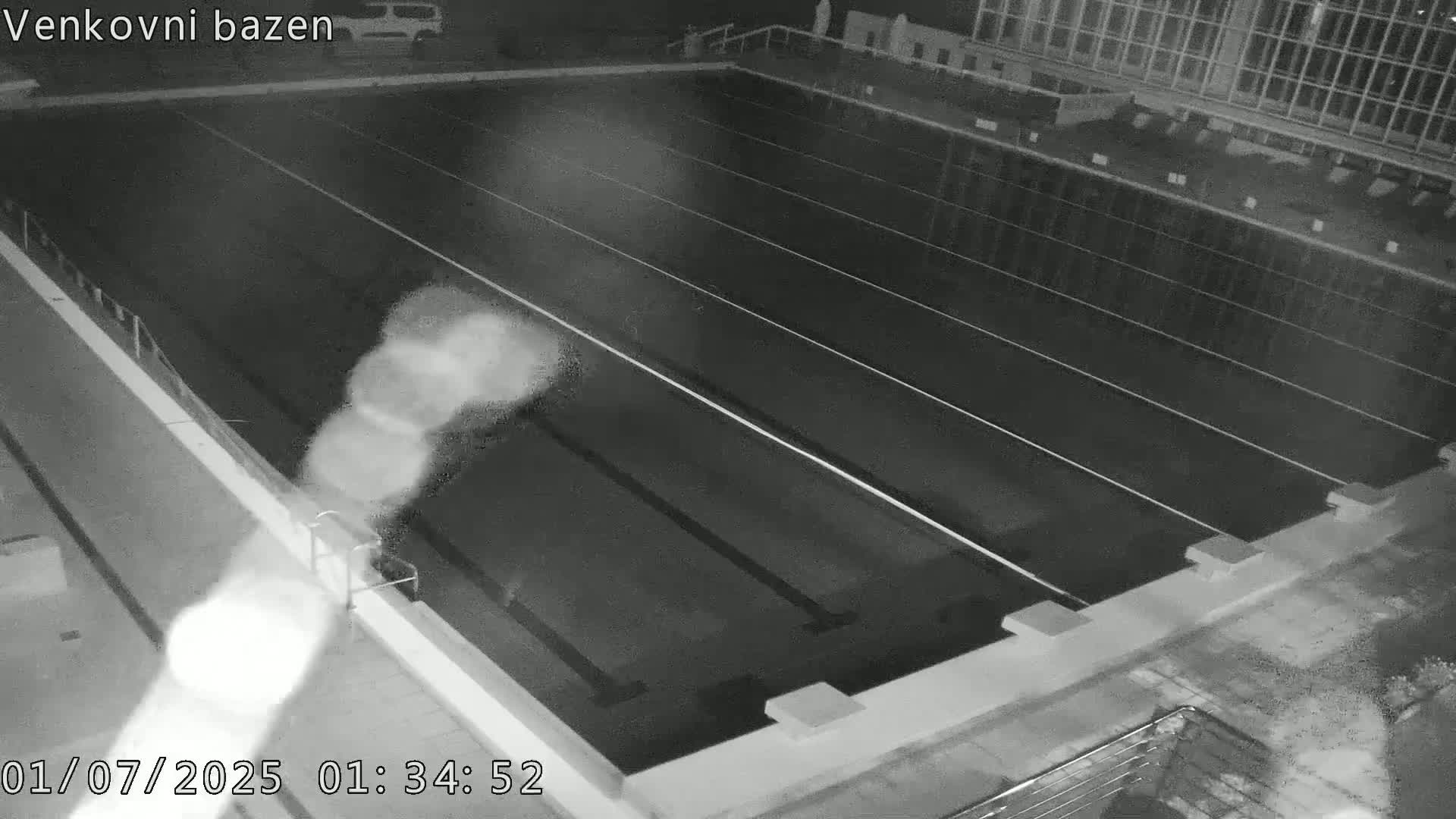 Zlín, Koupaliště Public Swimming Pool Live Cam - Zlin 1, Zlin, Czechia