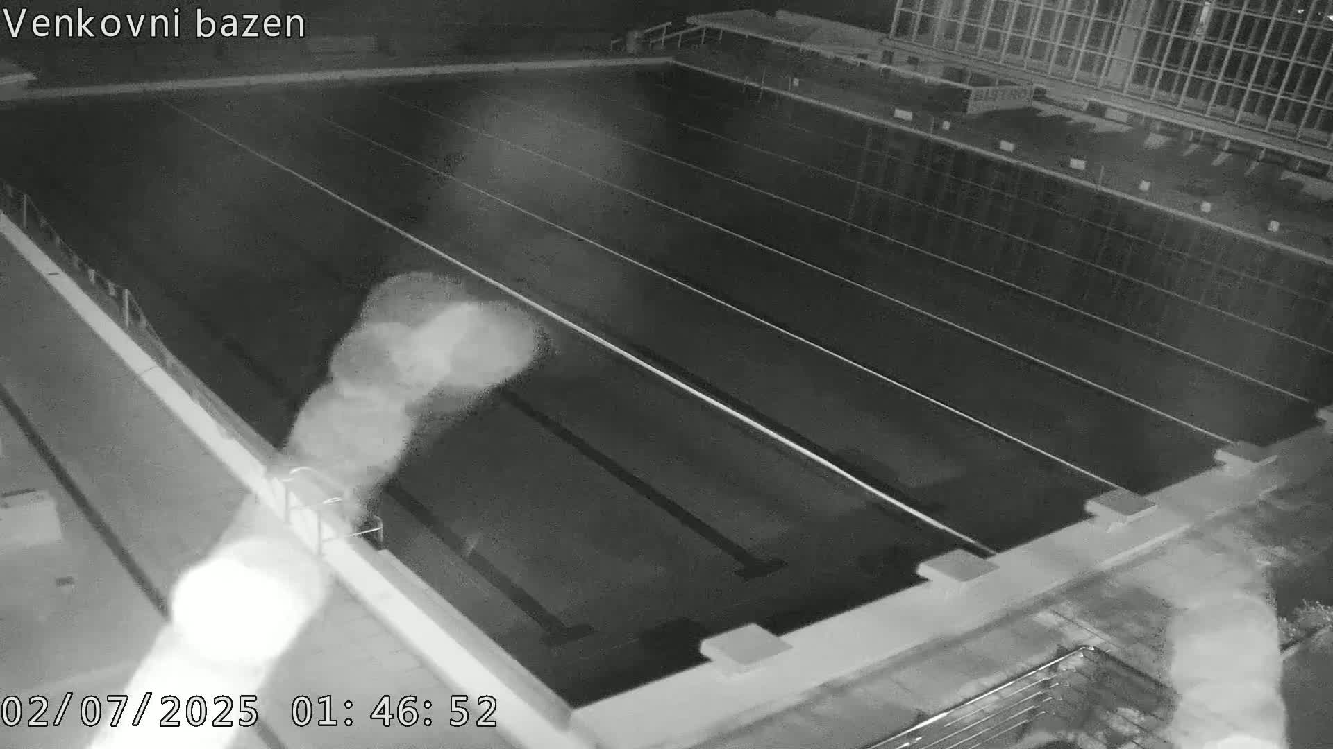 Zlín, Koupaliště Public Swimming Pool Live Cam - Zlin 1, Zlin, Czechia